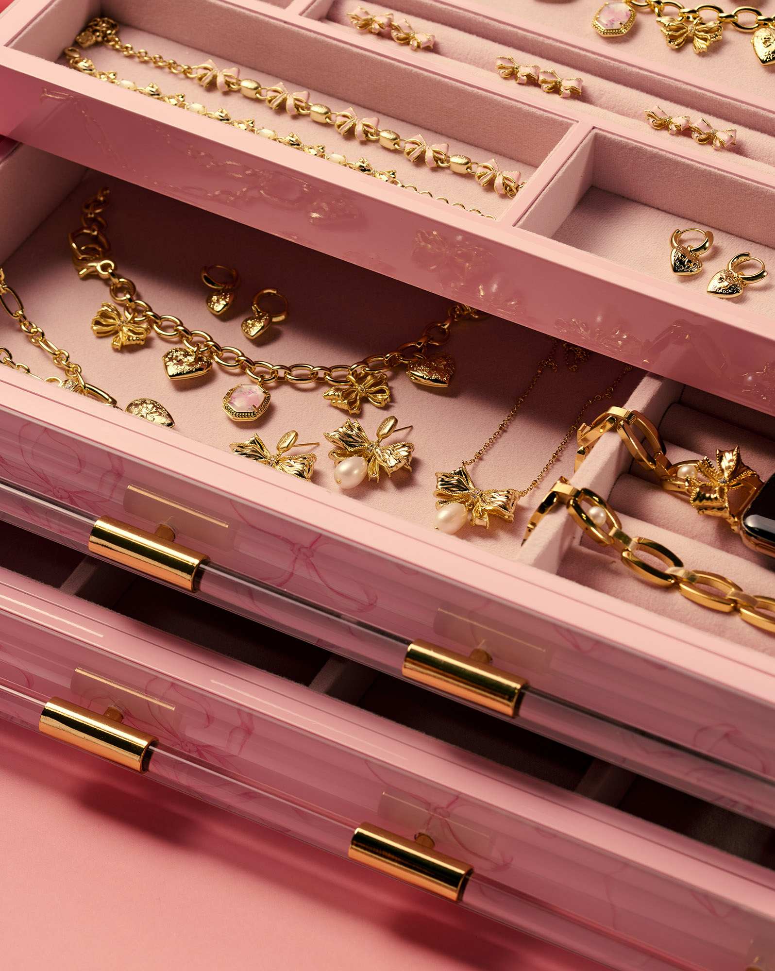 Kendra Scott x LoveShackFancy Large Glass Jewelry Box 