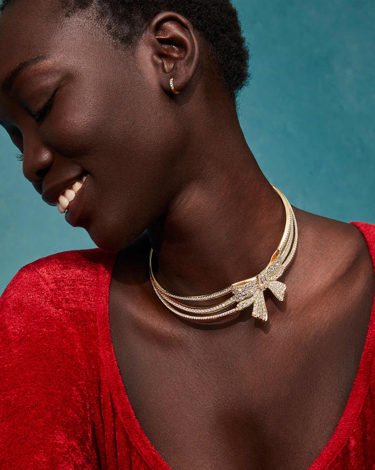 Krista Bow Statement Necklace