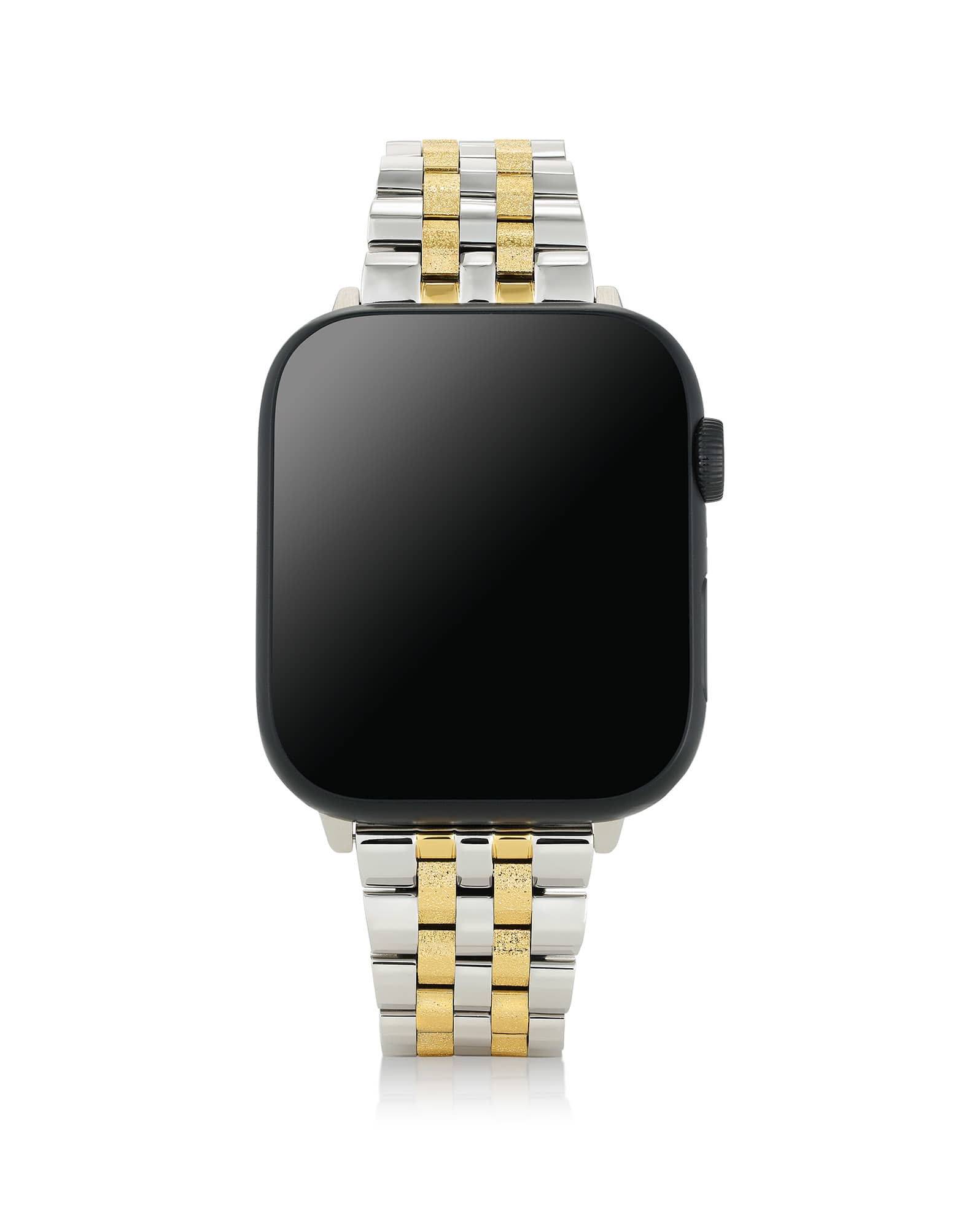 Alex Two Tone Stainless Steel 5 Link Watch Band in Sparkle