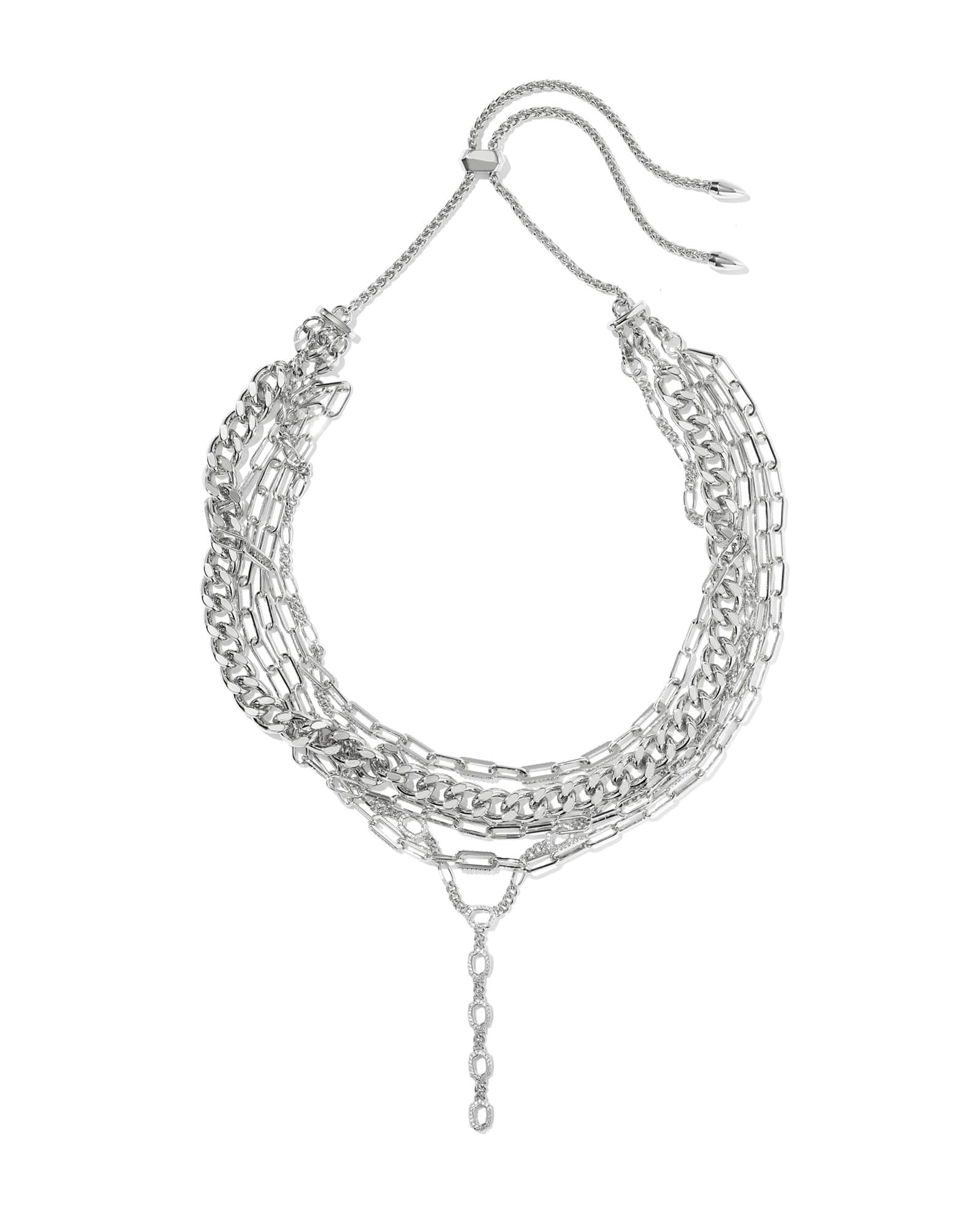 Bella Silver Statement Necklace