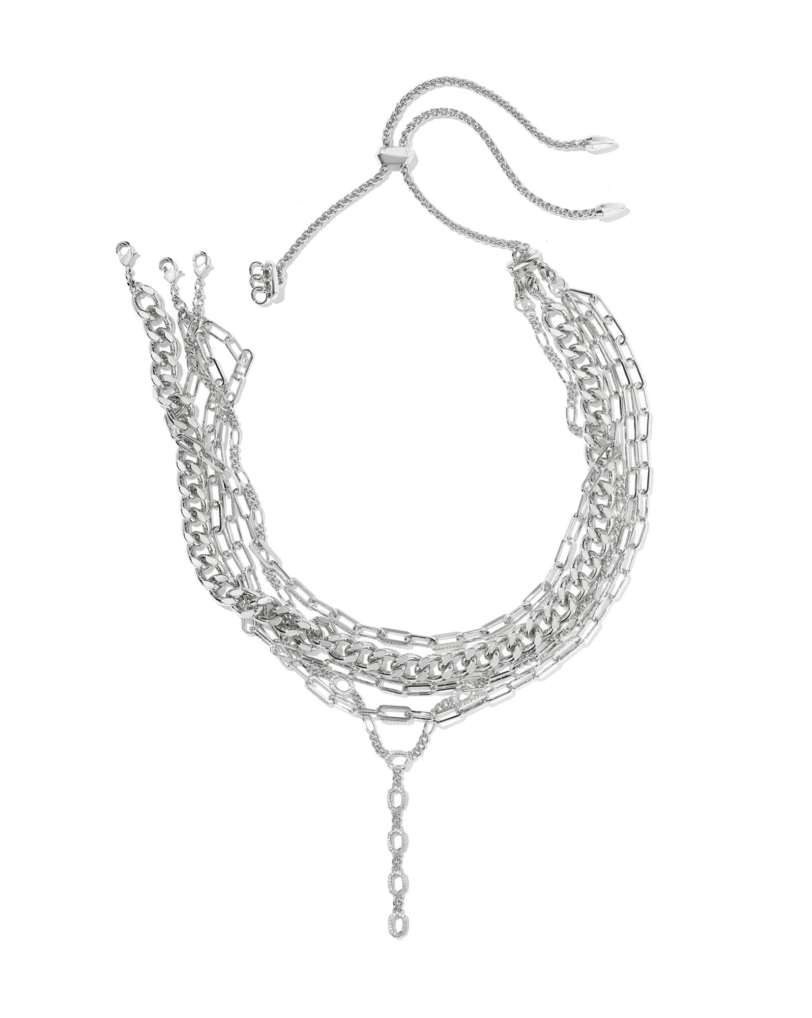 Bella Silver Statement Necklace