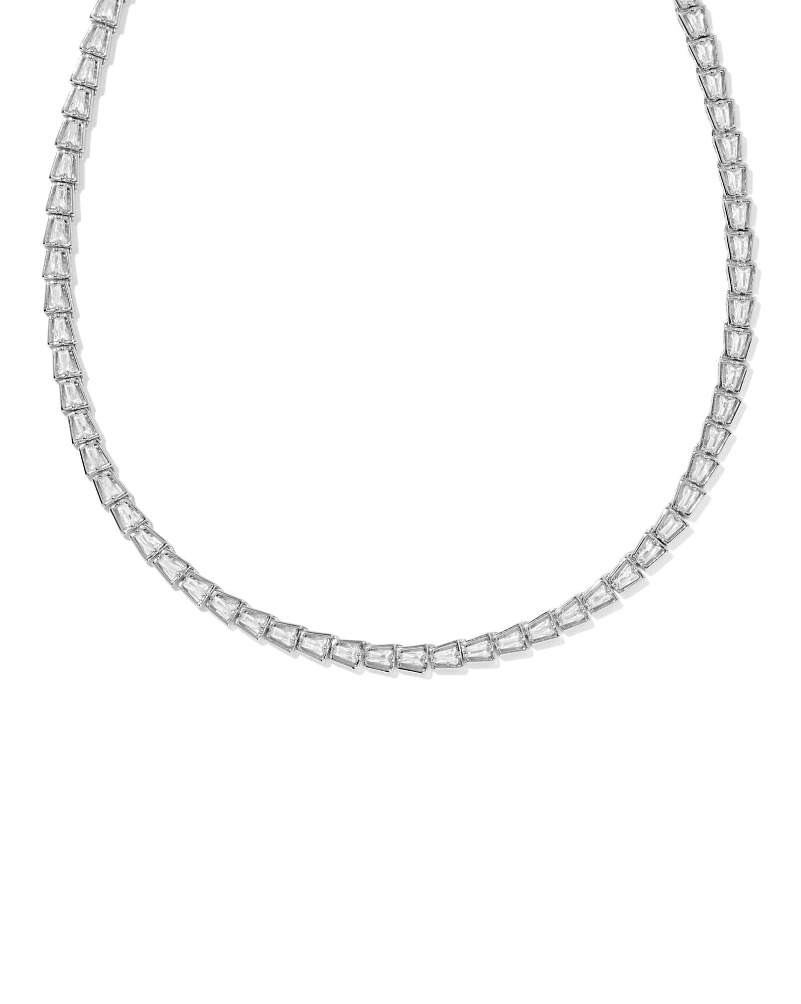 Bella Silver Tennis Necklace