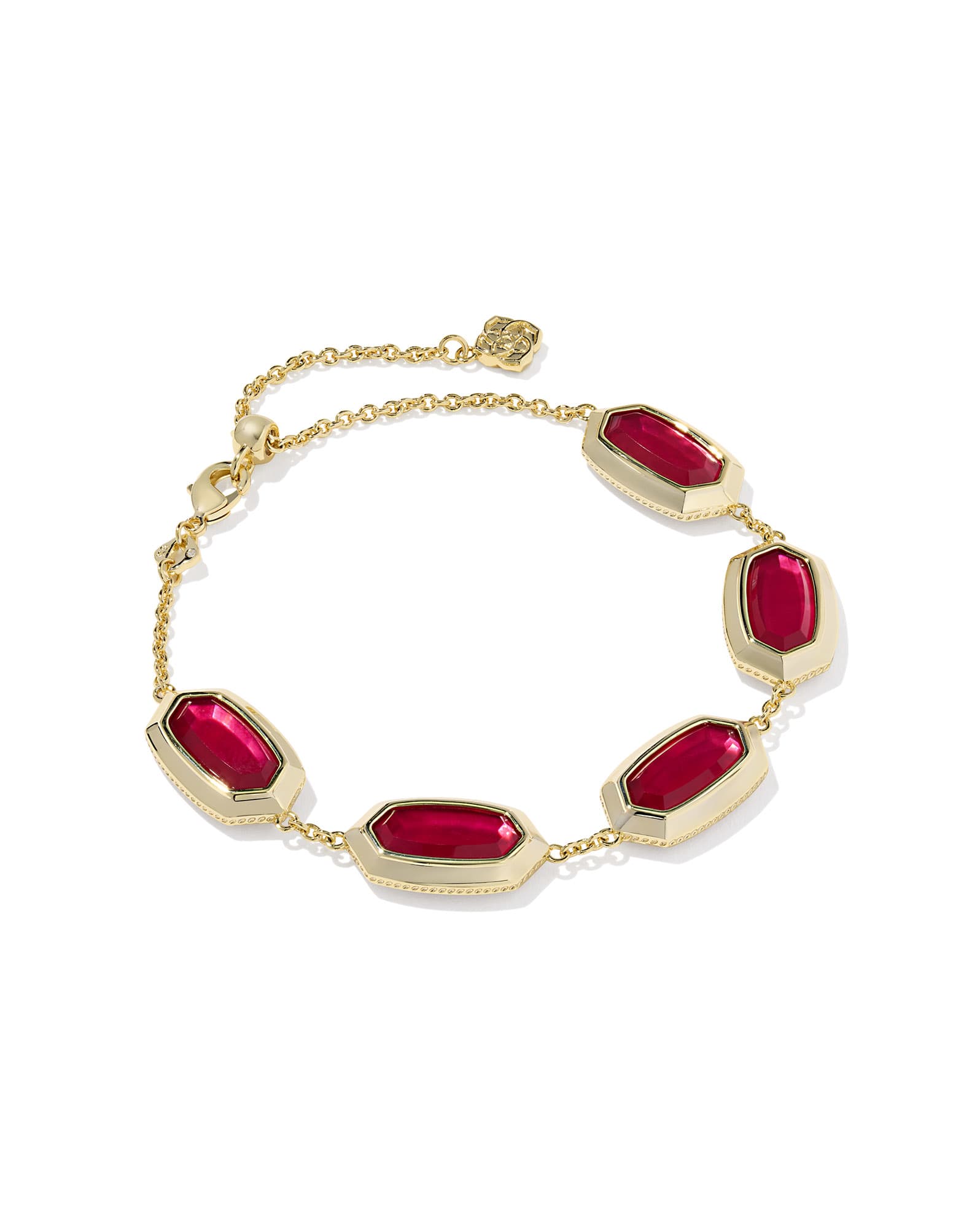 Elaina Bezel Delicate Chain Bracelet 