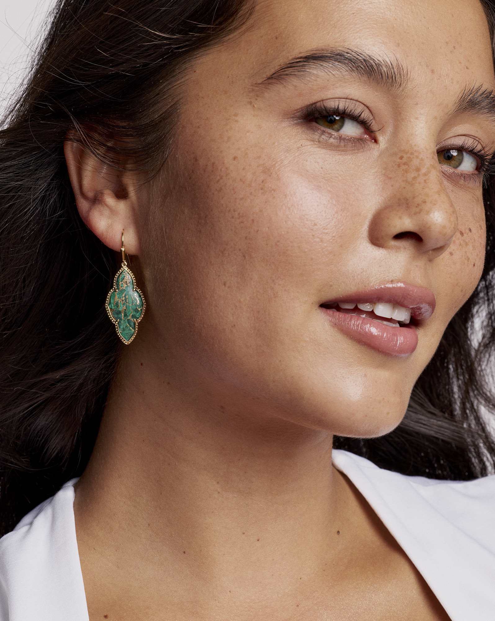 Abbie Gold Drop Earrings