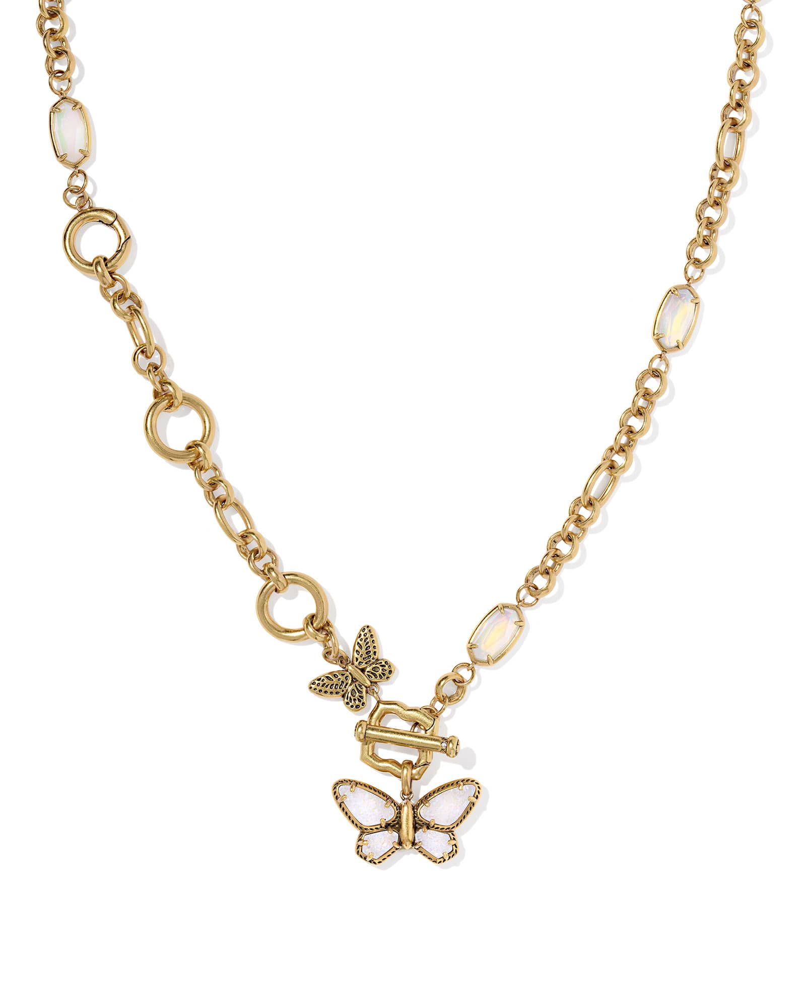 Dolly Parton x Kendra Scott Butterfly Vintage Gold Convertible Y Necklace