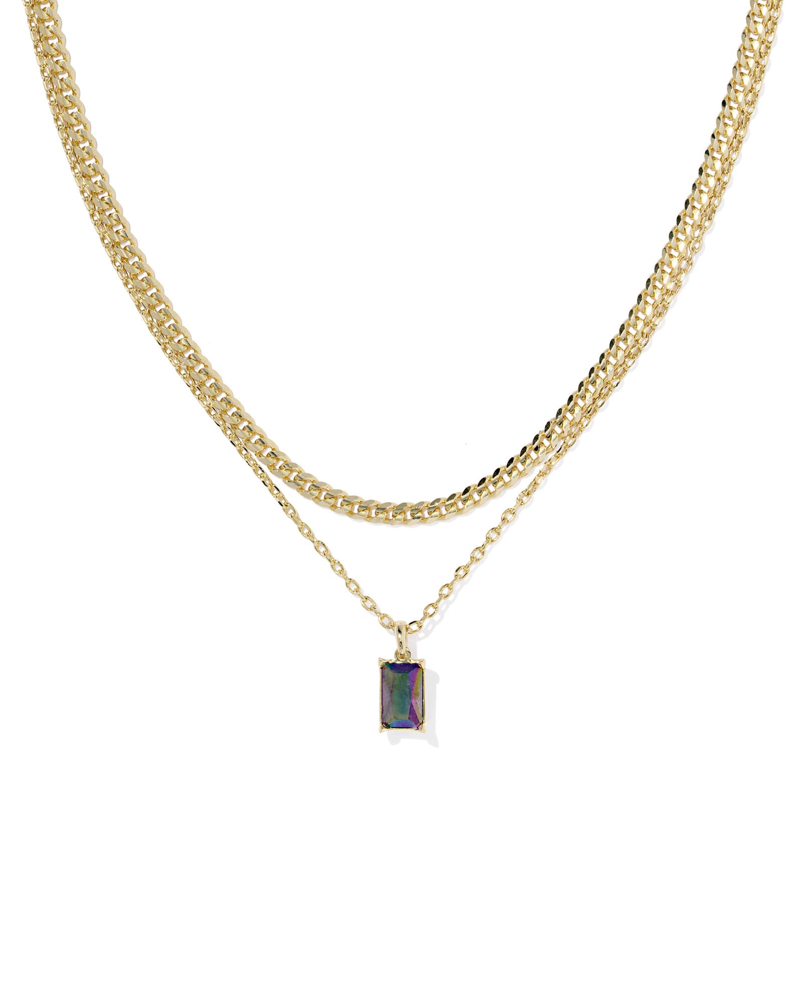 Ashley Gold Multi Strand Necklace