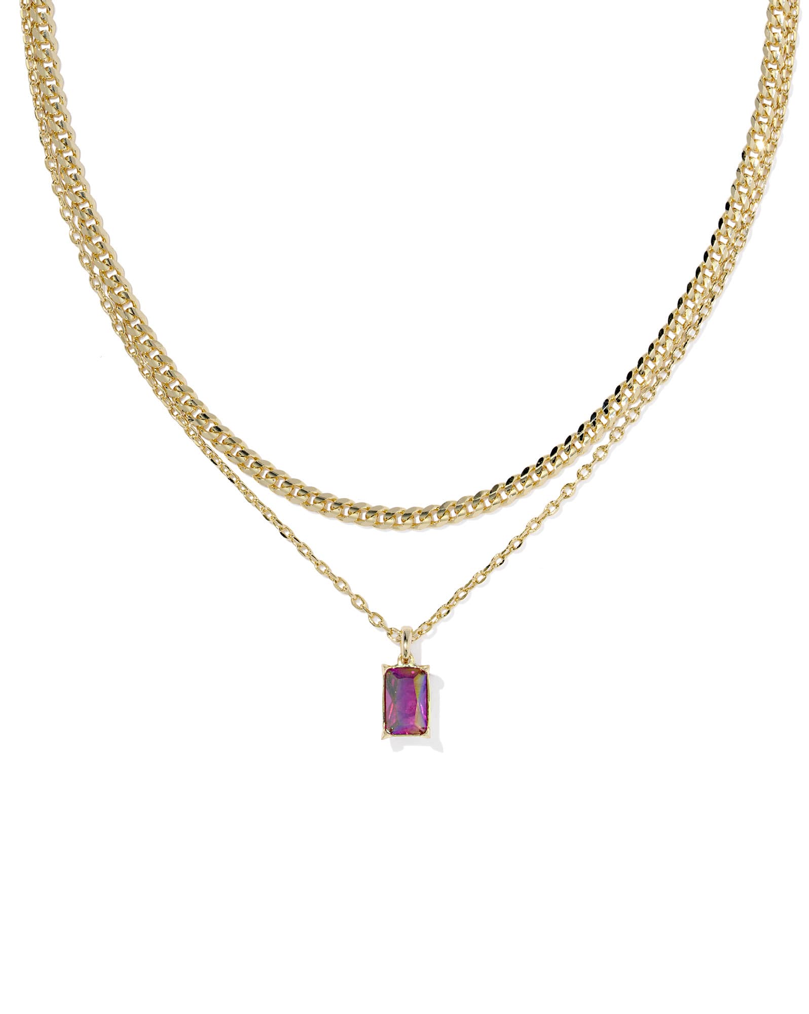 Ashley Gold Multi Strand Necklace