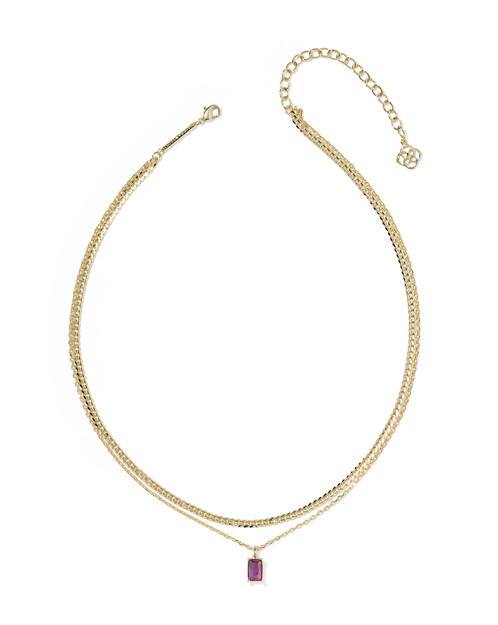 Ashley Gold Multi Strand Necklace