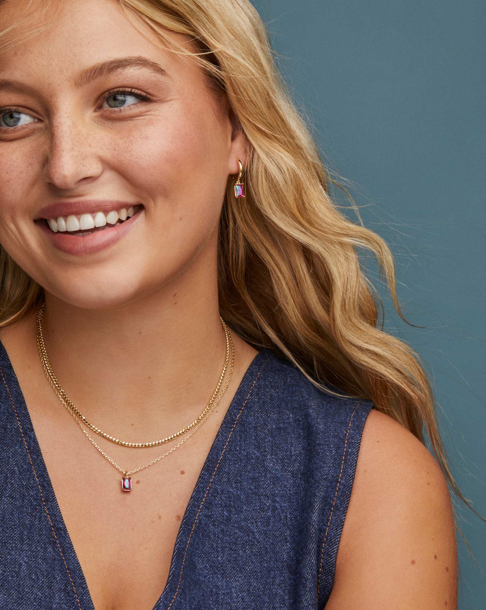 Ashley Gold Huggie Earrings