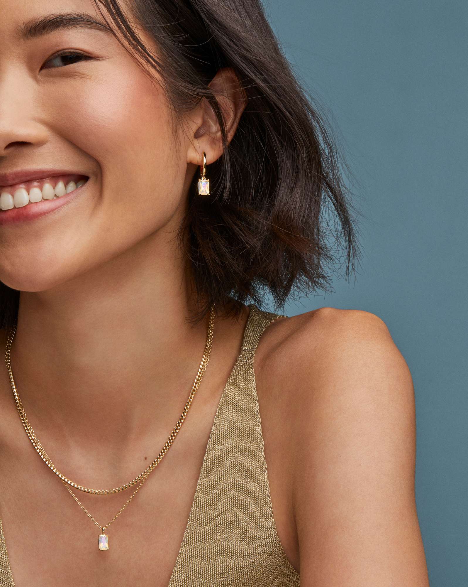 Ashley Gold Multi Strand Necklace