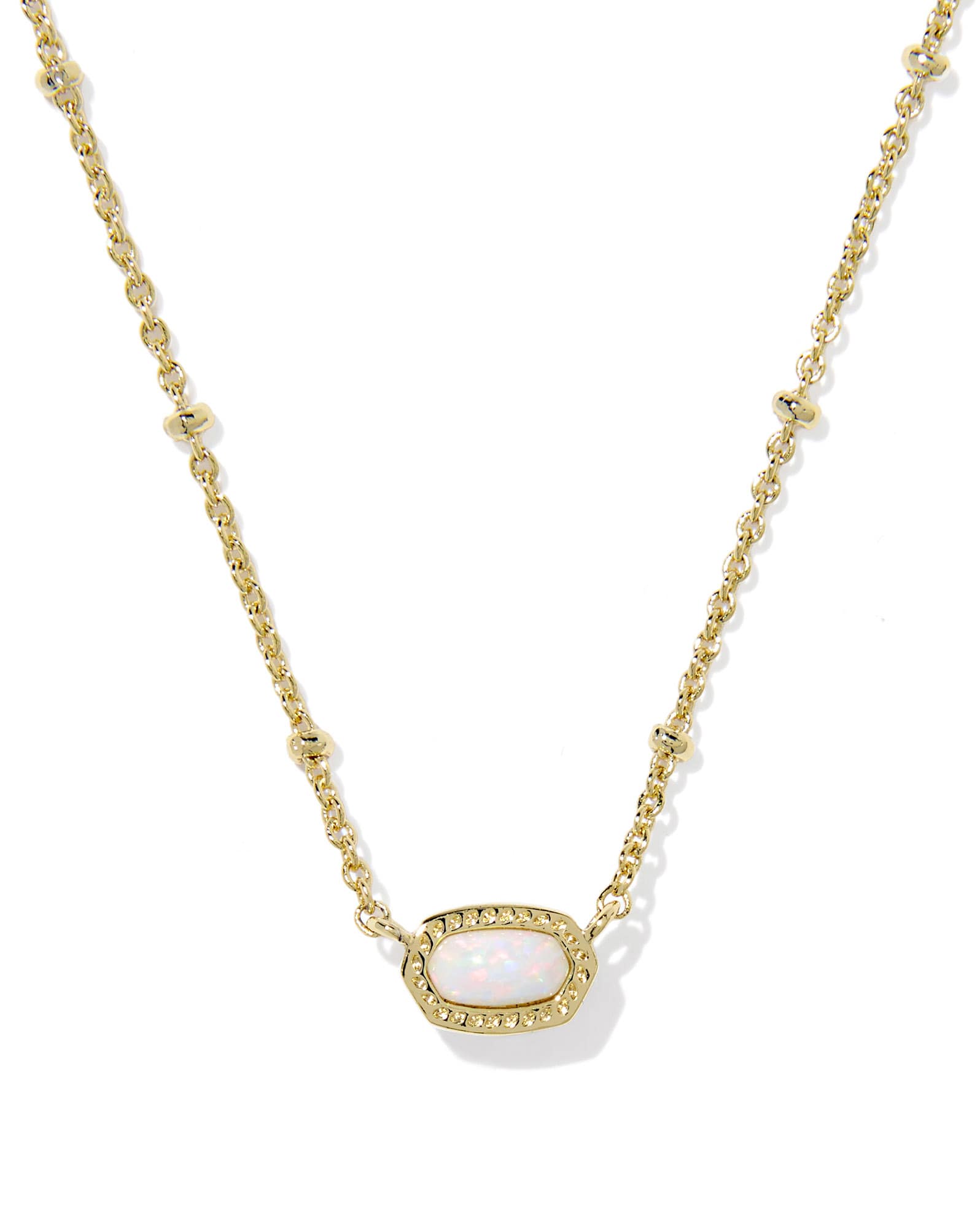 Mini Elisa Gold Satellite Short Pendant Necklace 