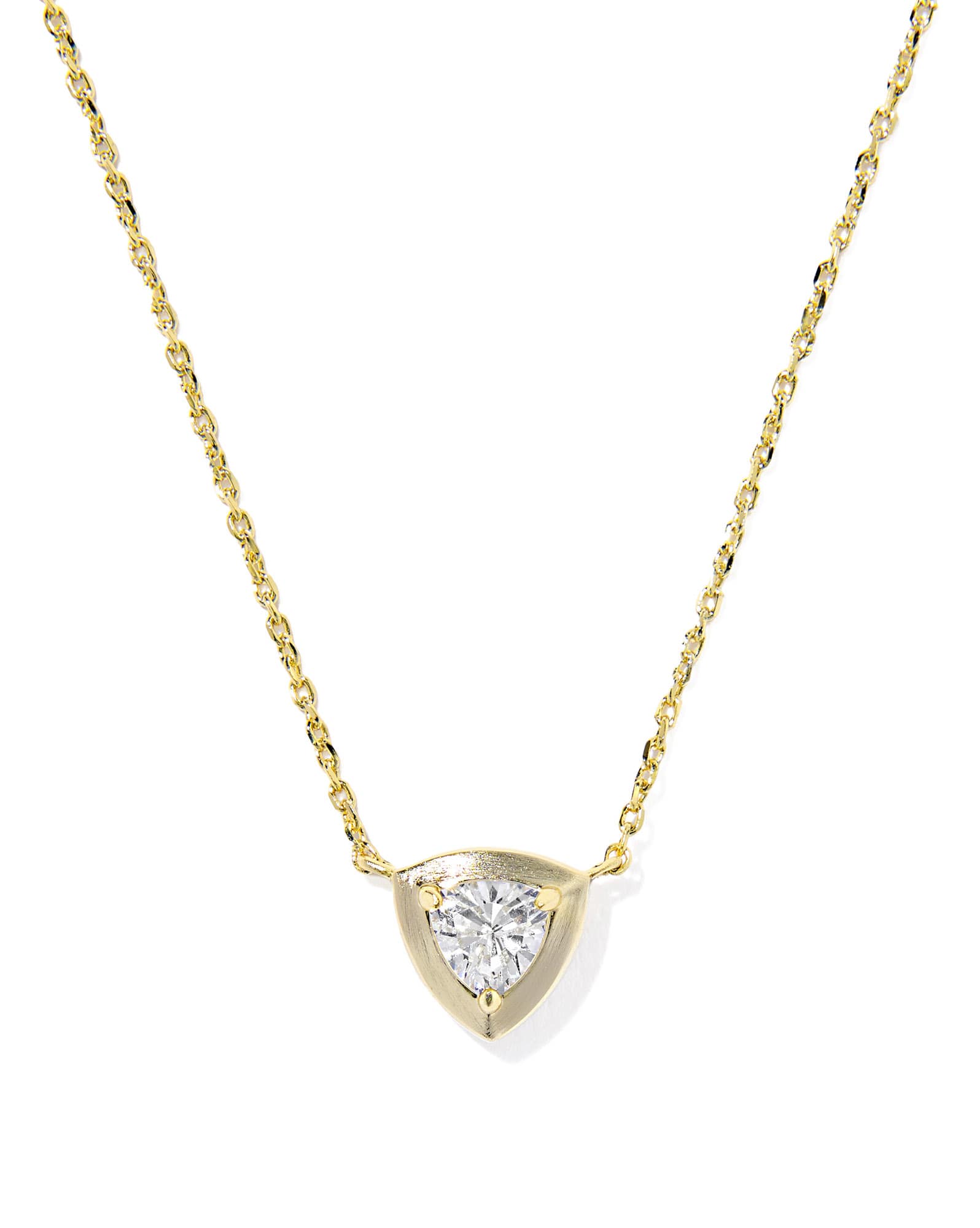 Arden Gold Short Pendant Necklace 