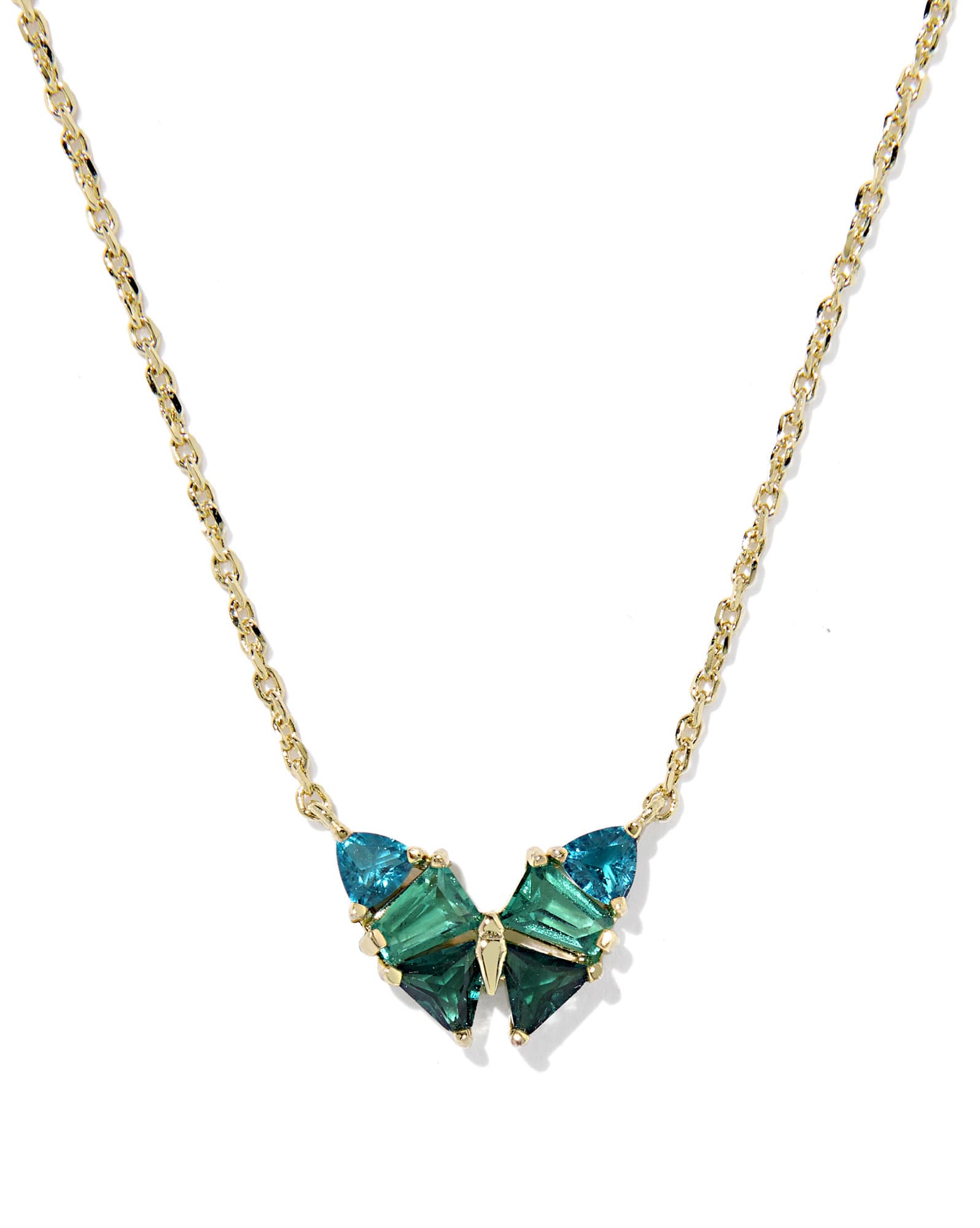 Blair Butterfly Gold Small Short Pendant Necklace  