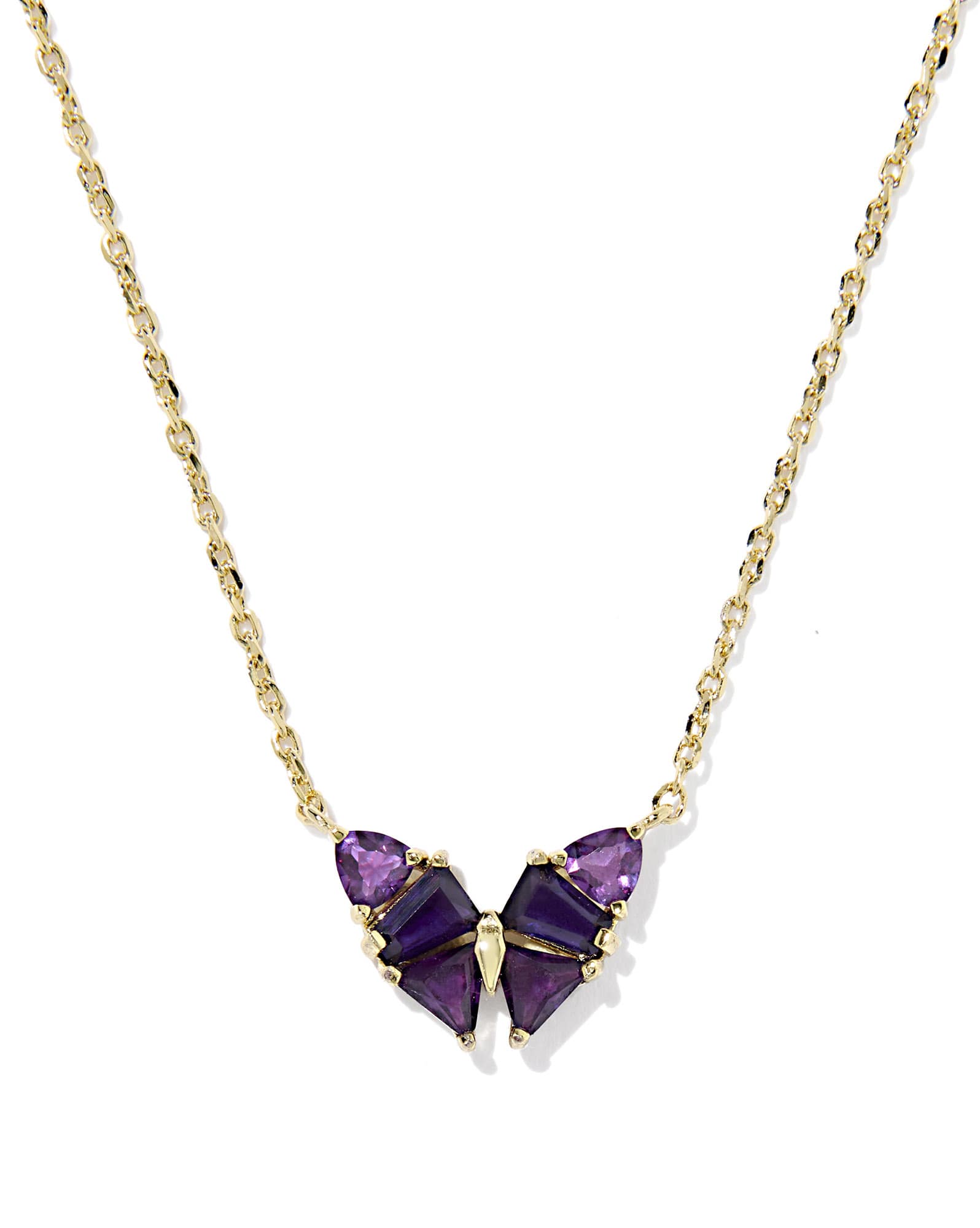 Blair Butterfly Gold Small Short Pendant Necklace  