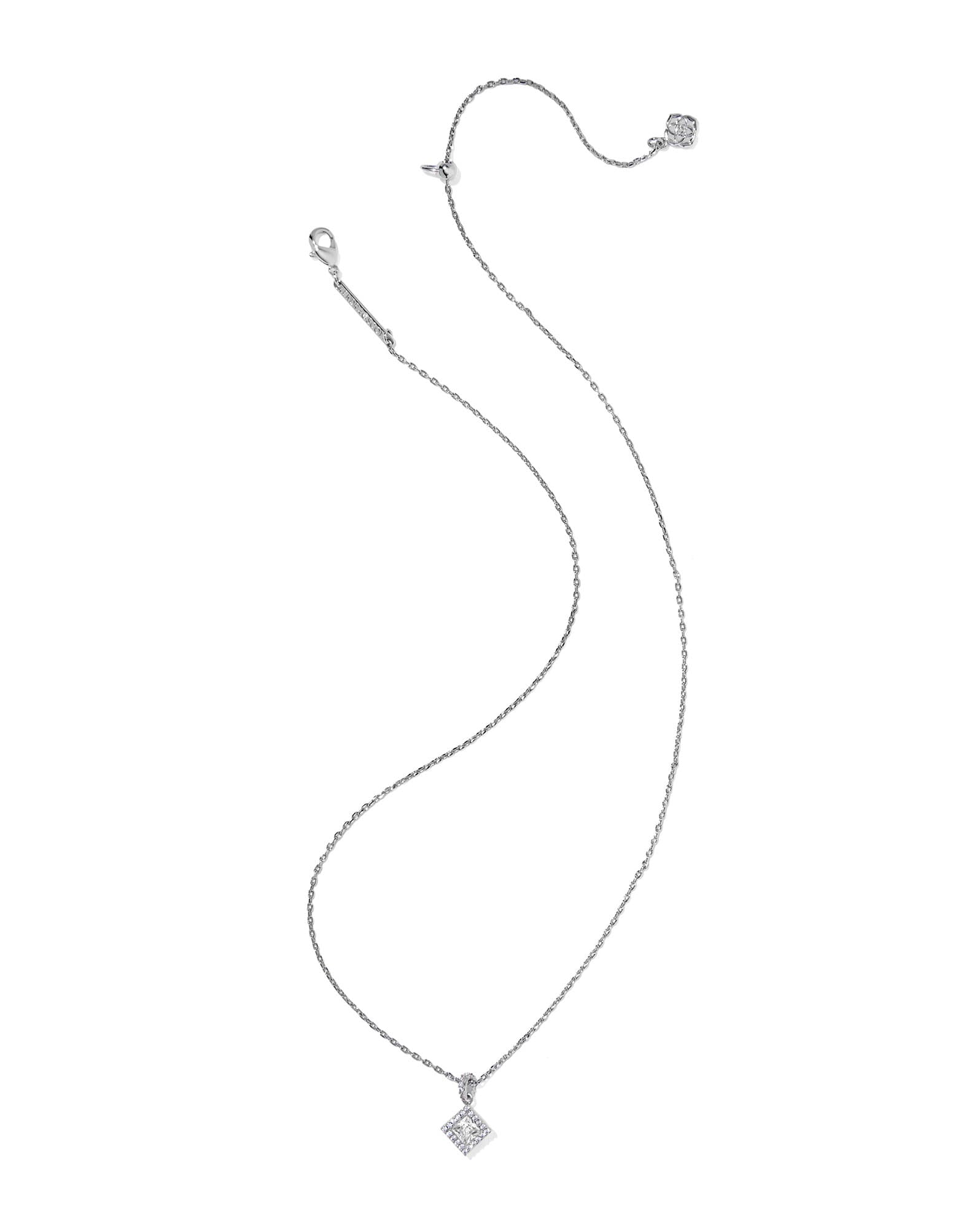 Gracie Silver Short Pendant Necklace 