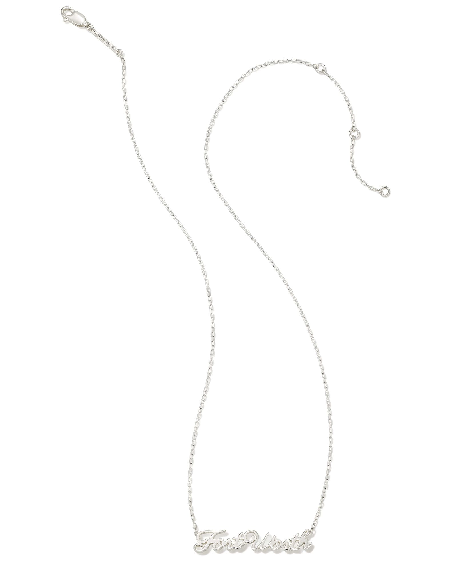 Fort Worth Pendant Necklace in Sterling Silver