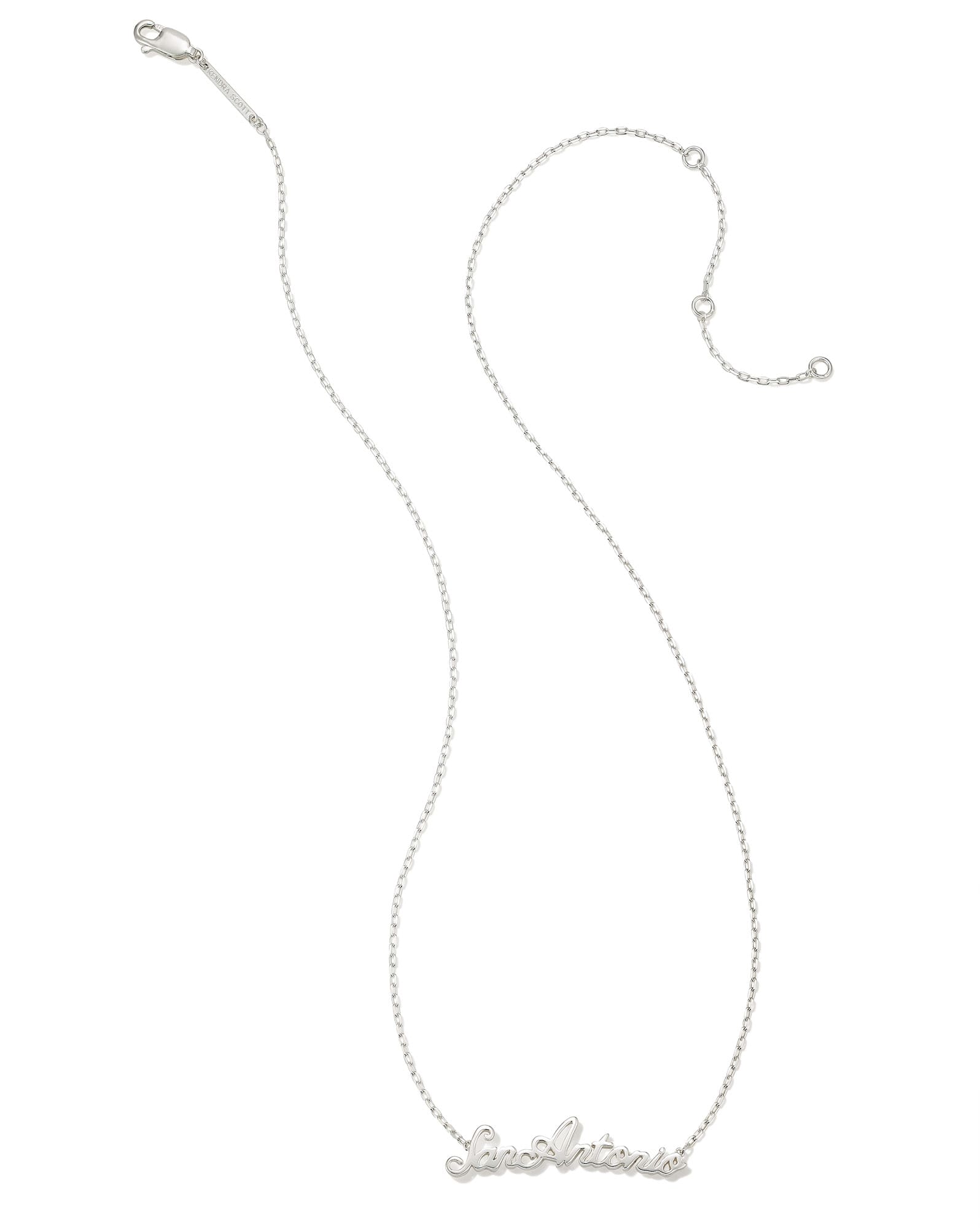 San Antonio Pendant Necklace in Sterling Silver