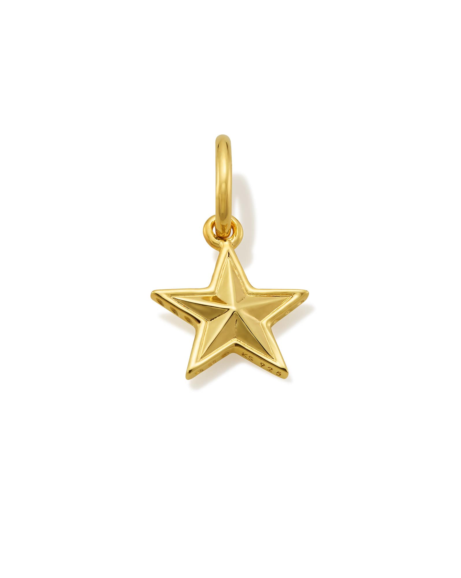 Small Star Charm in 18k Gold Vermeil