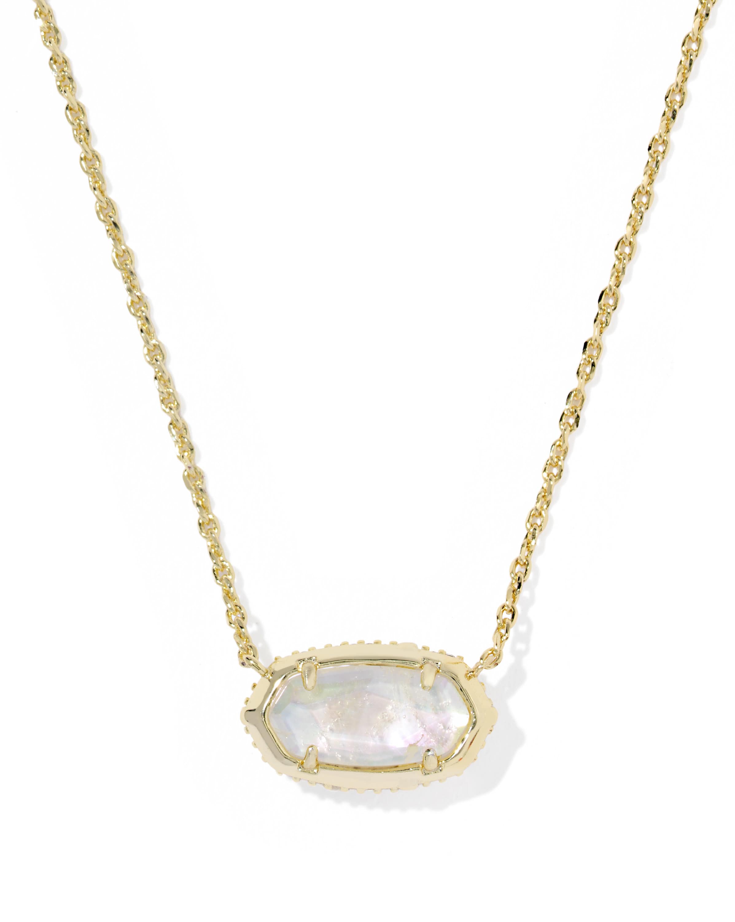 Elisa Bow Gold Short Pendant Necklace 
