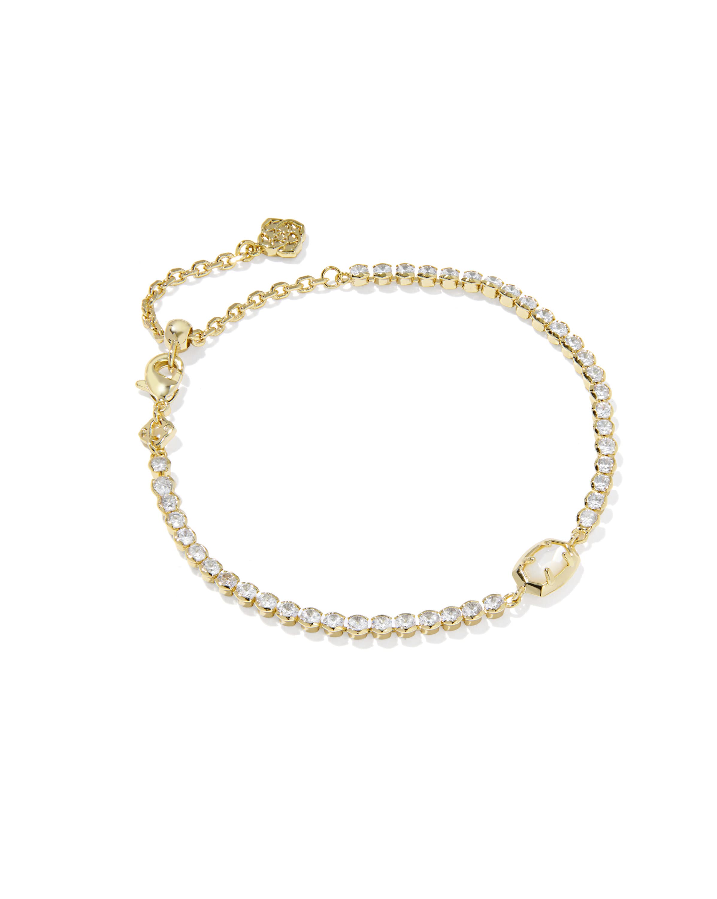 Emilie Gold Tennis Bracelet
