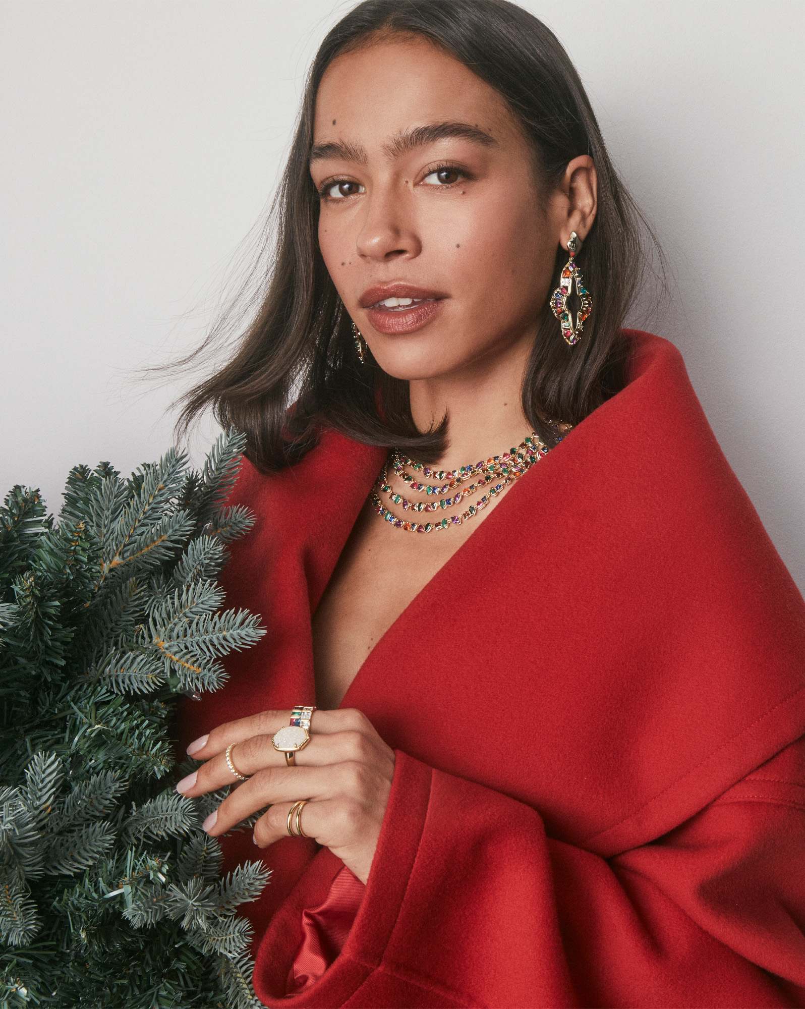 Isabelle Gold Tennis Necklace 