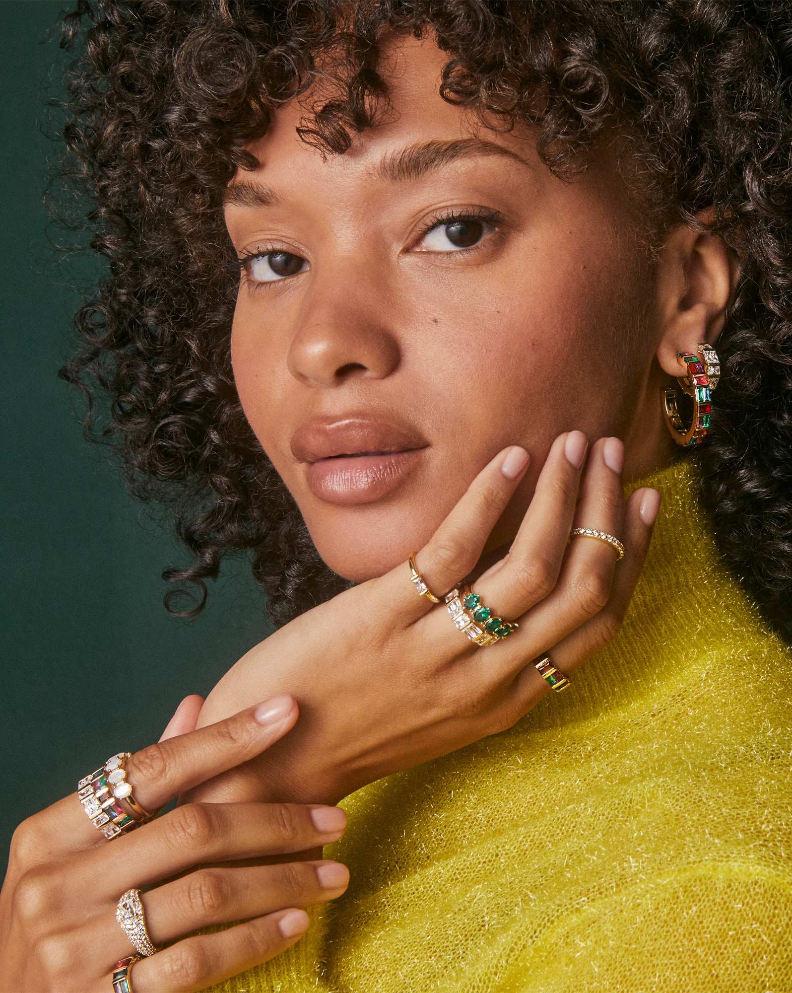 Jamie Gold Hoop Earrings 