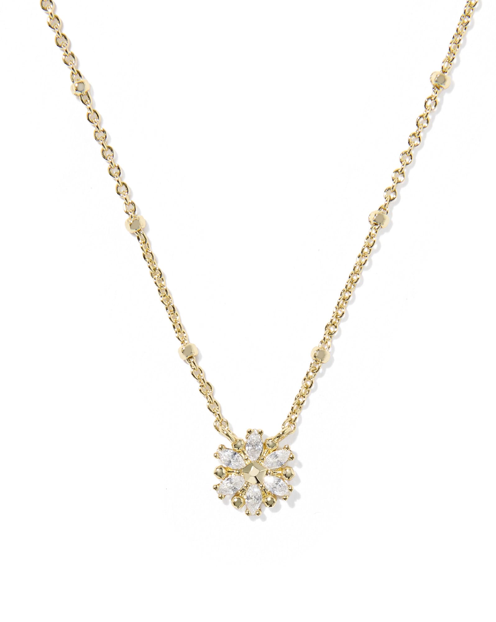 Mylah Gold Short Pendant Necklace