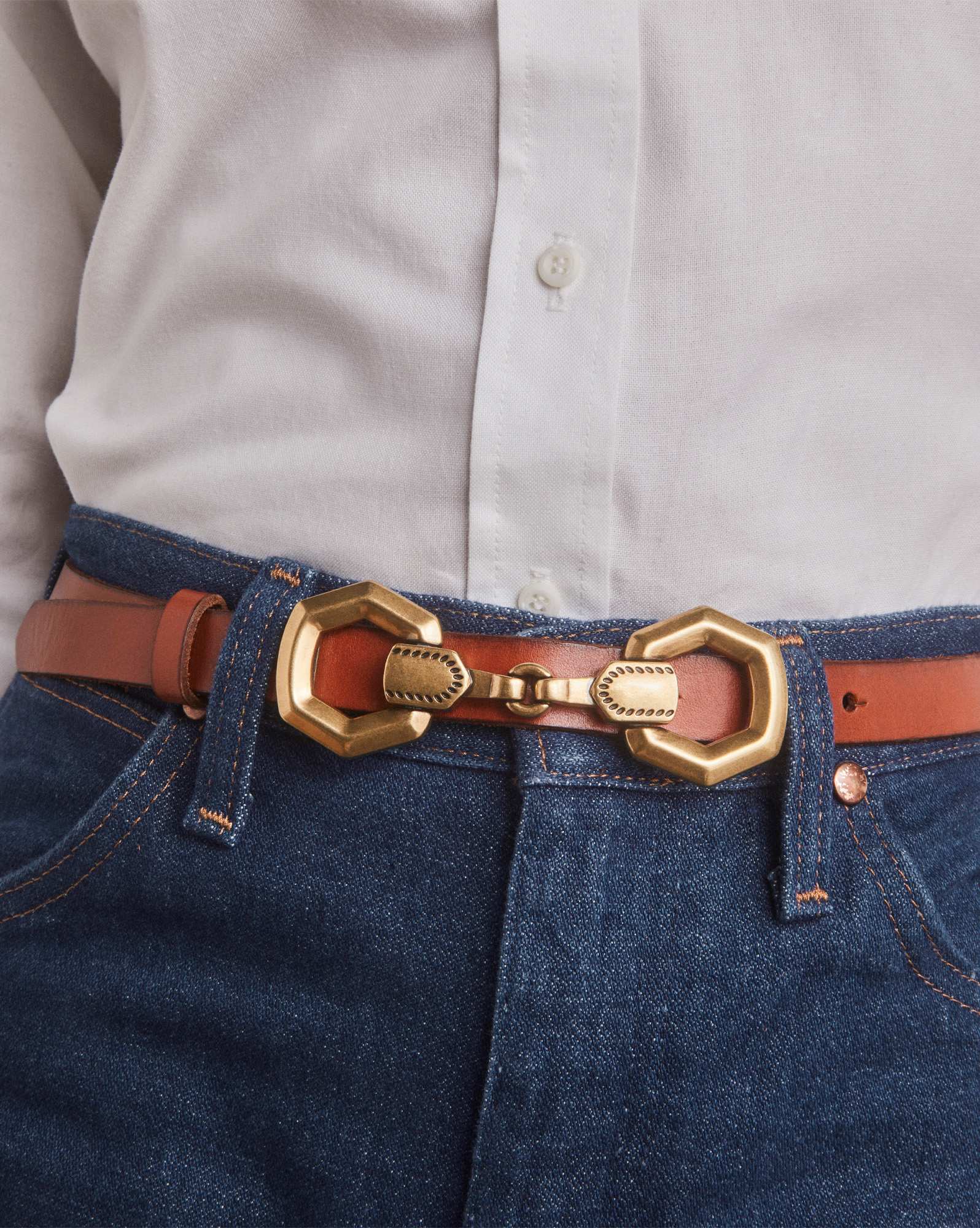 Beau Horse Bit Belt in Tan