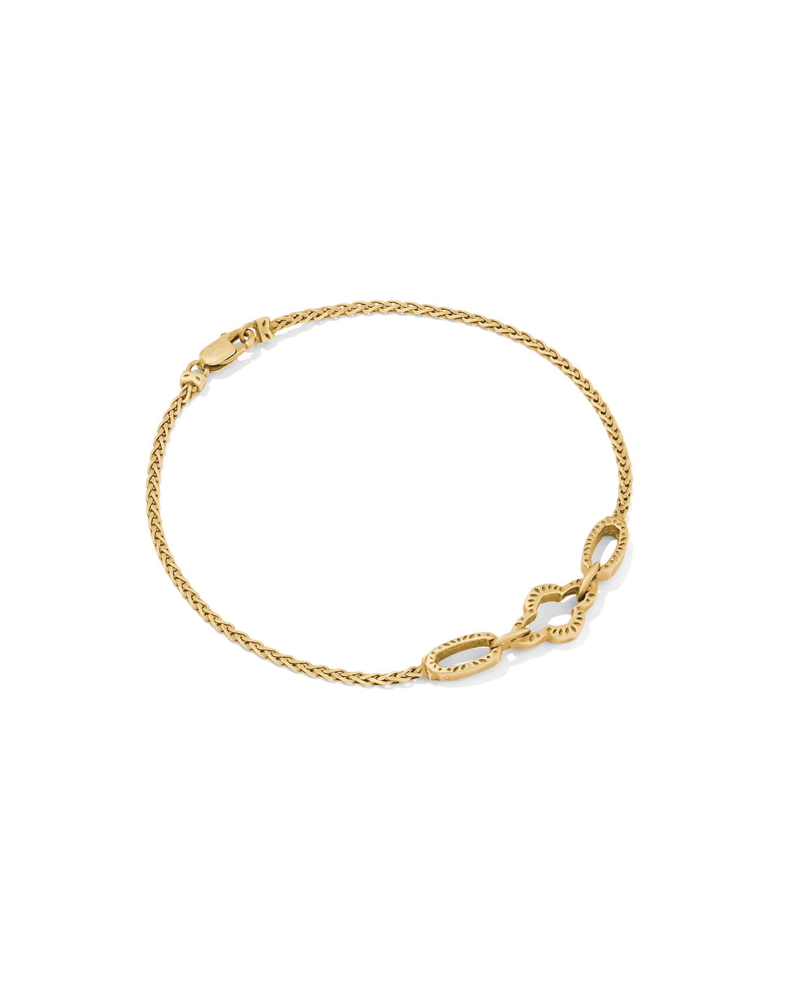 Abbie 18k Yellow Gold Vermeil Link and Chain Bracelet