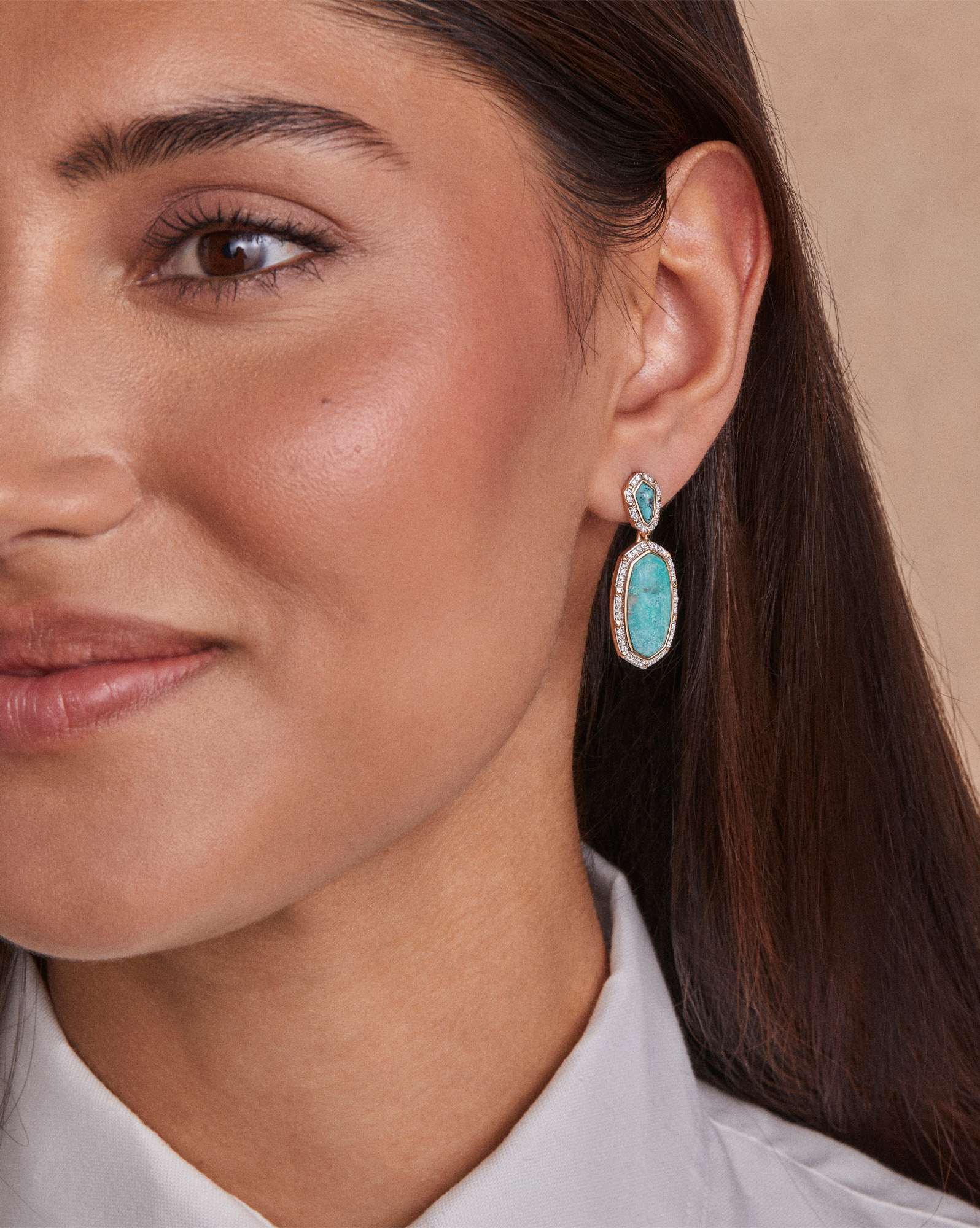 Dani 14k Yellow Gold Statement Earrings