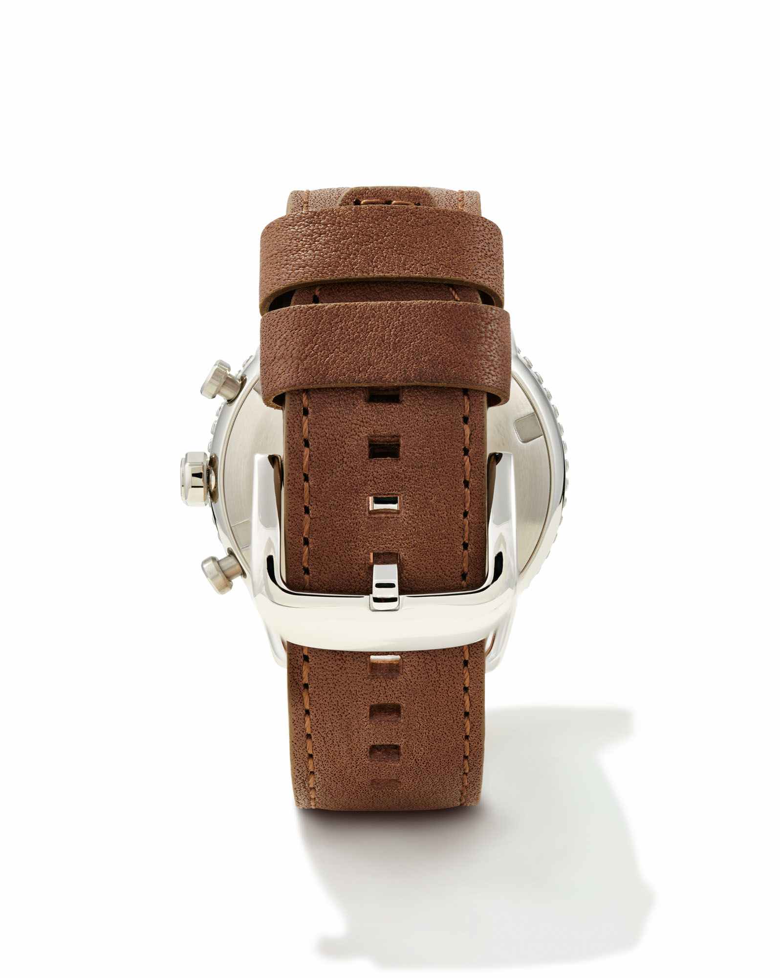 Evans Stainless Steel 44mm Chronograph Watch in Blue