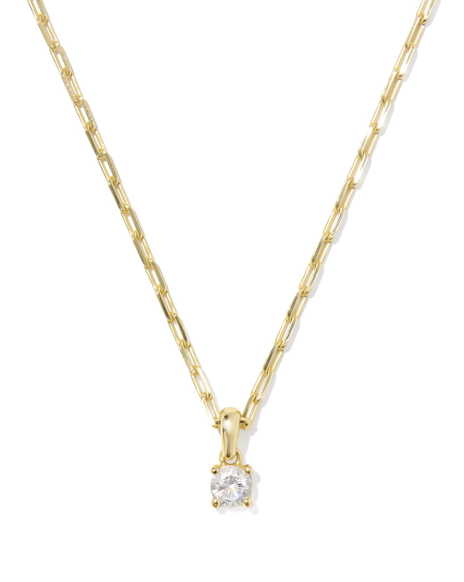 Lexi Gold Short Pendant Necklace 