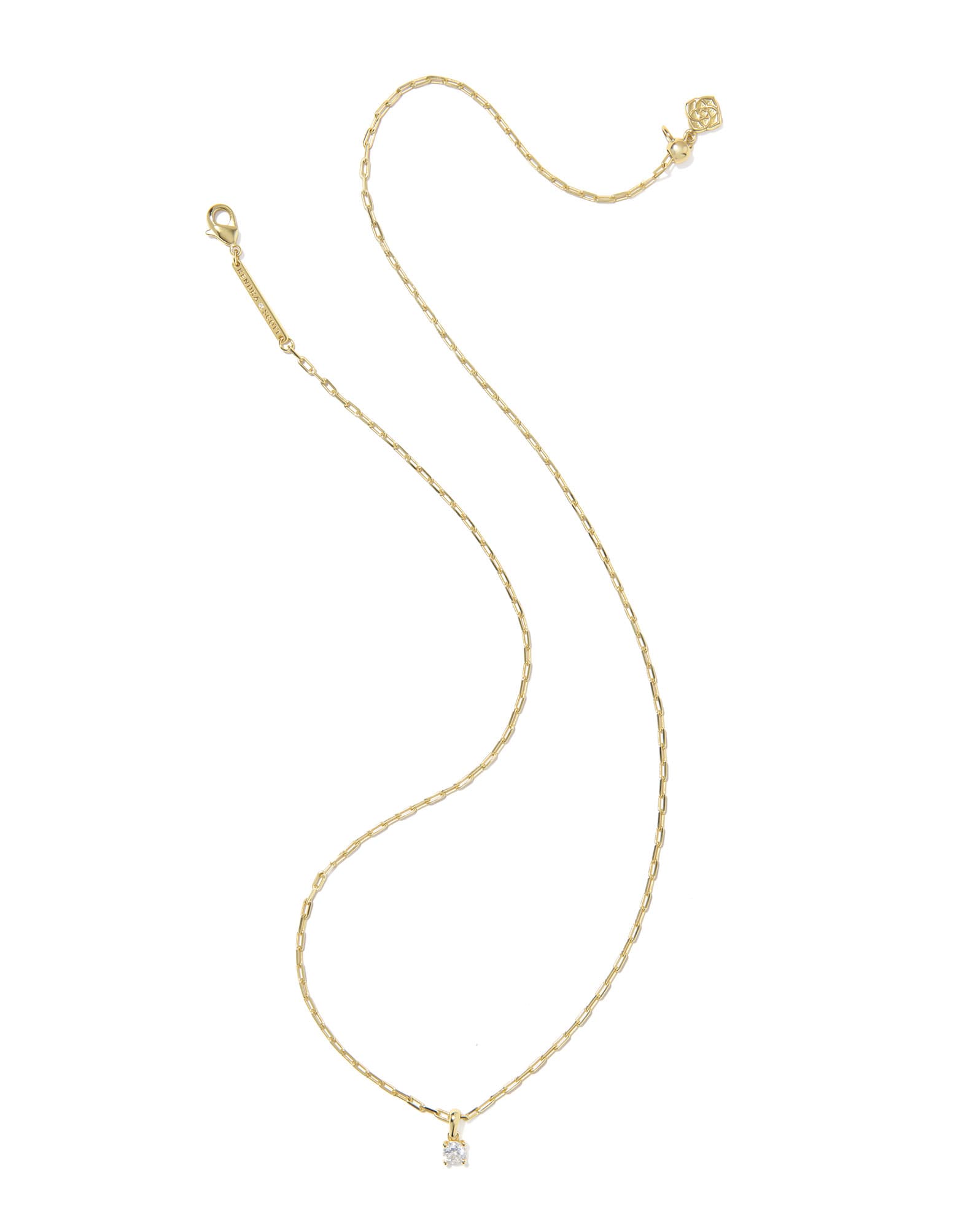 Lexi Gold Short Pendant Necklace 