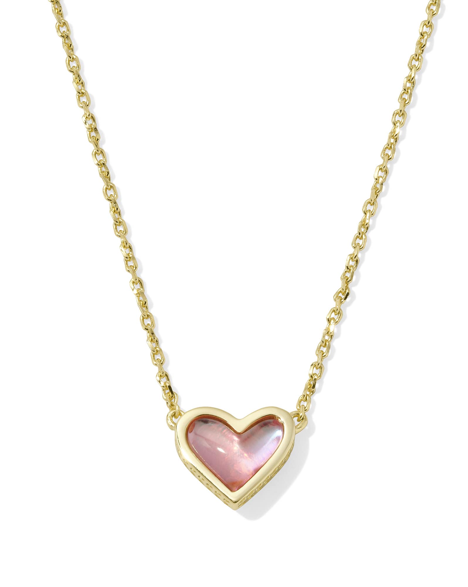 Framed Ari Heart Short Pendant Necklace