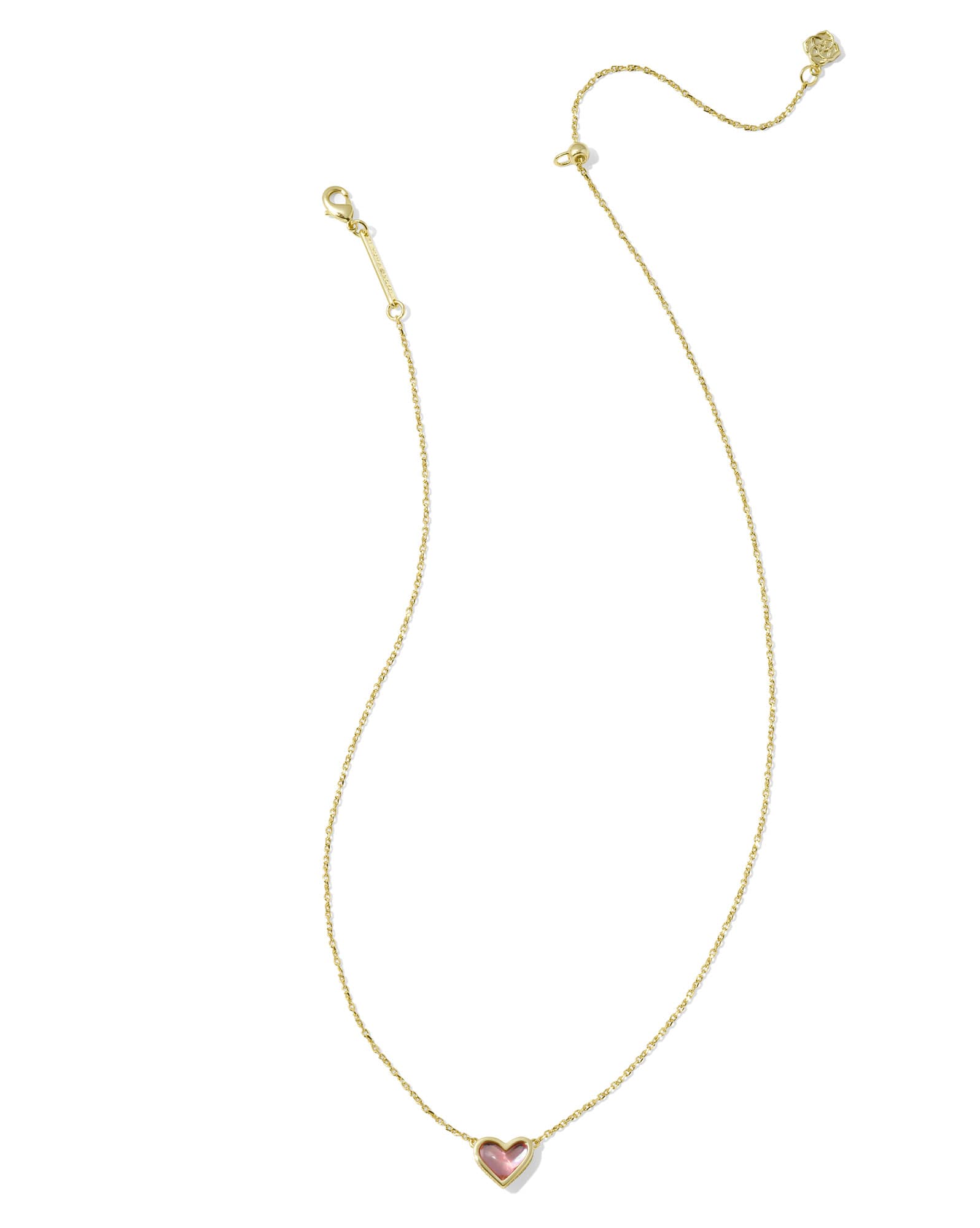 Framed Ari Heart Short Pendant Necklace