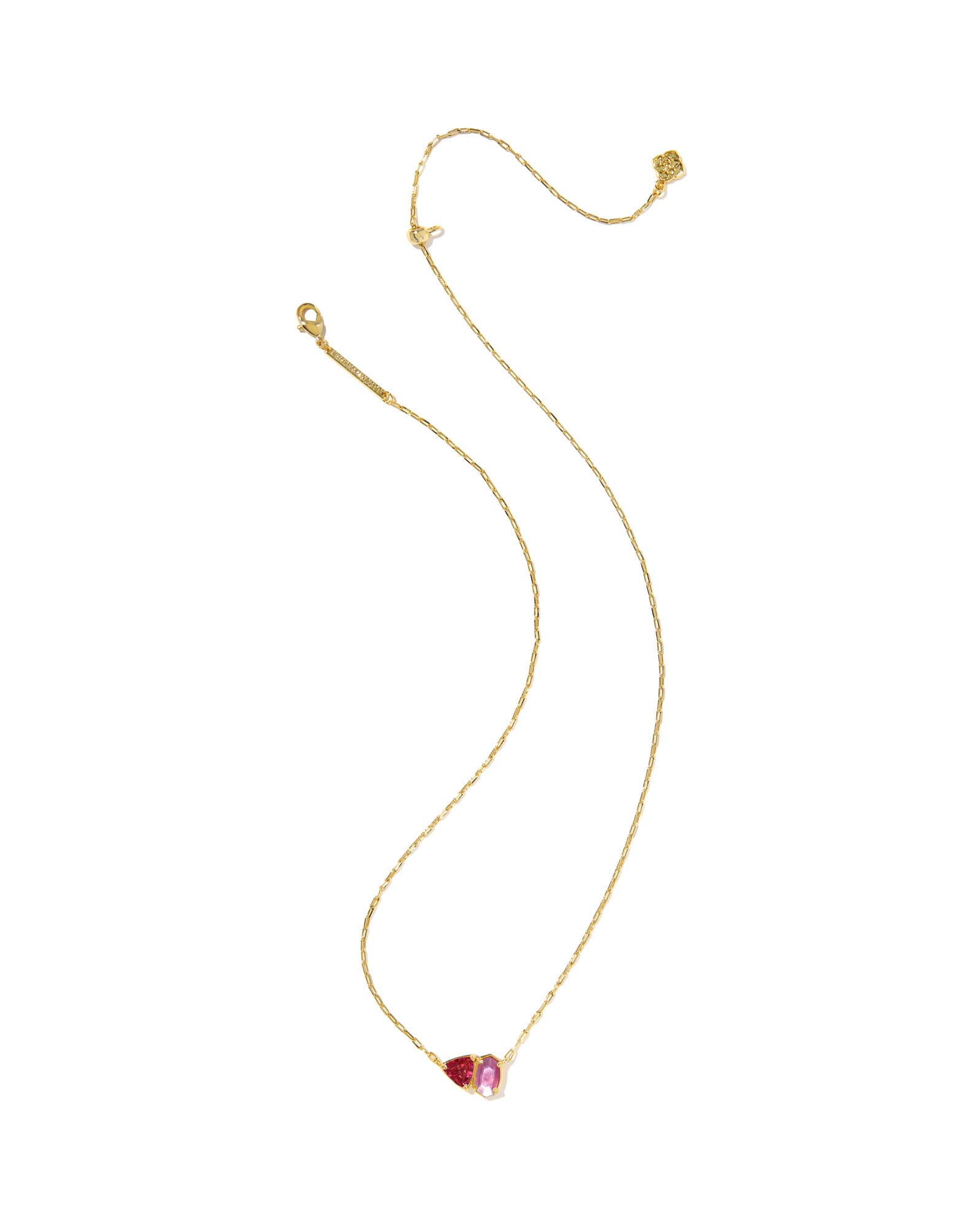Tatum Gold Short Pendant Necklace 