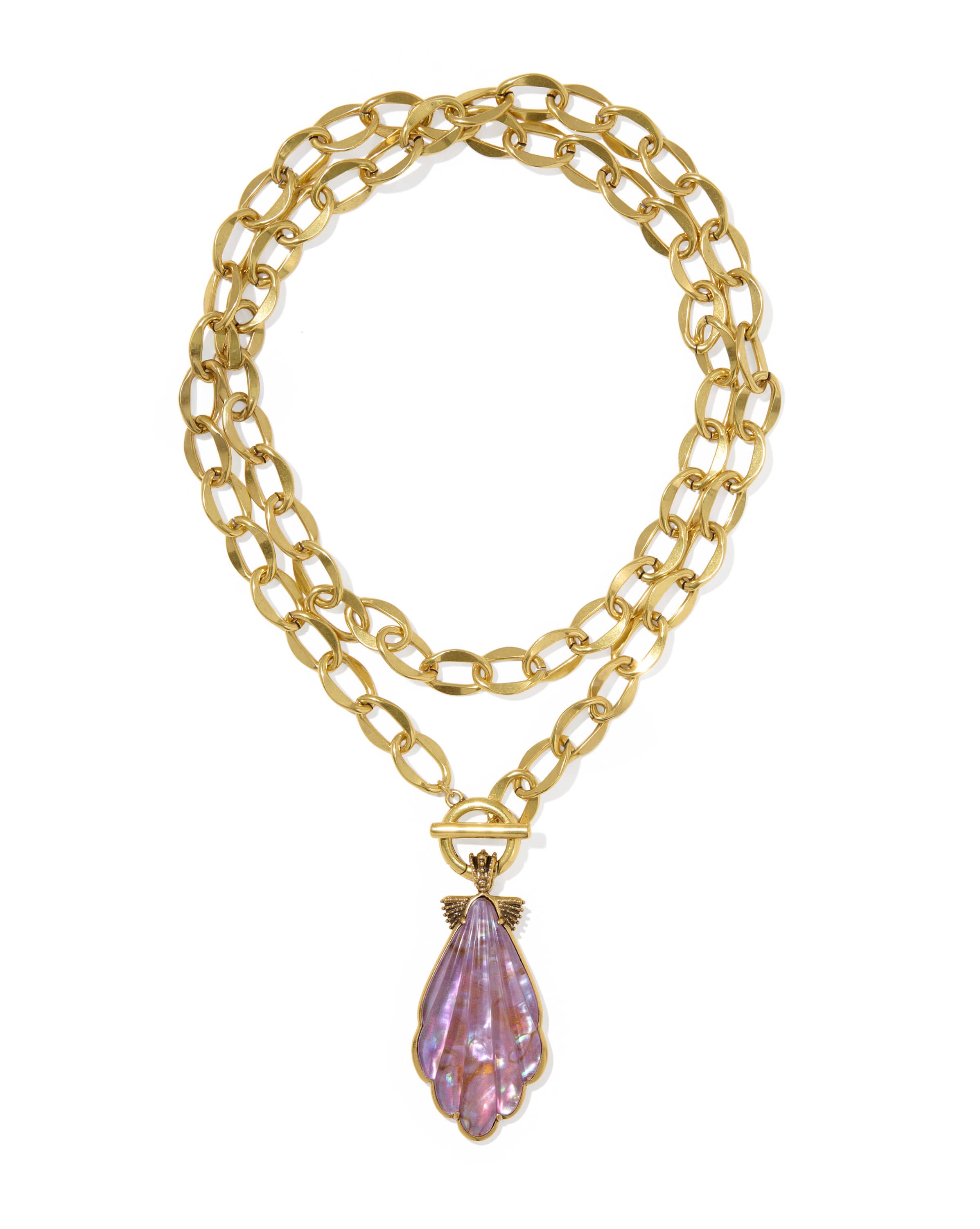 Alexa Vintage Gold Statement Necklace 