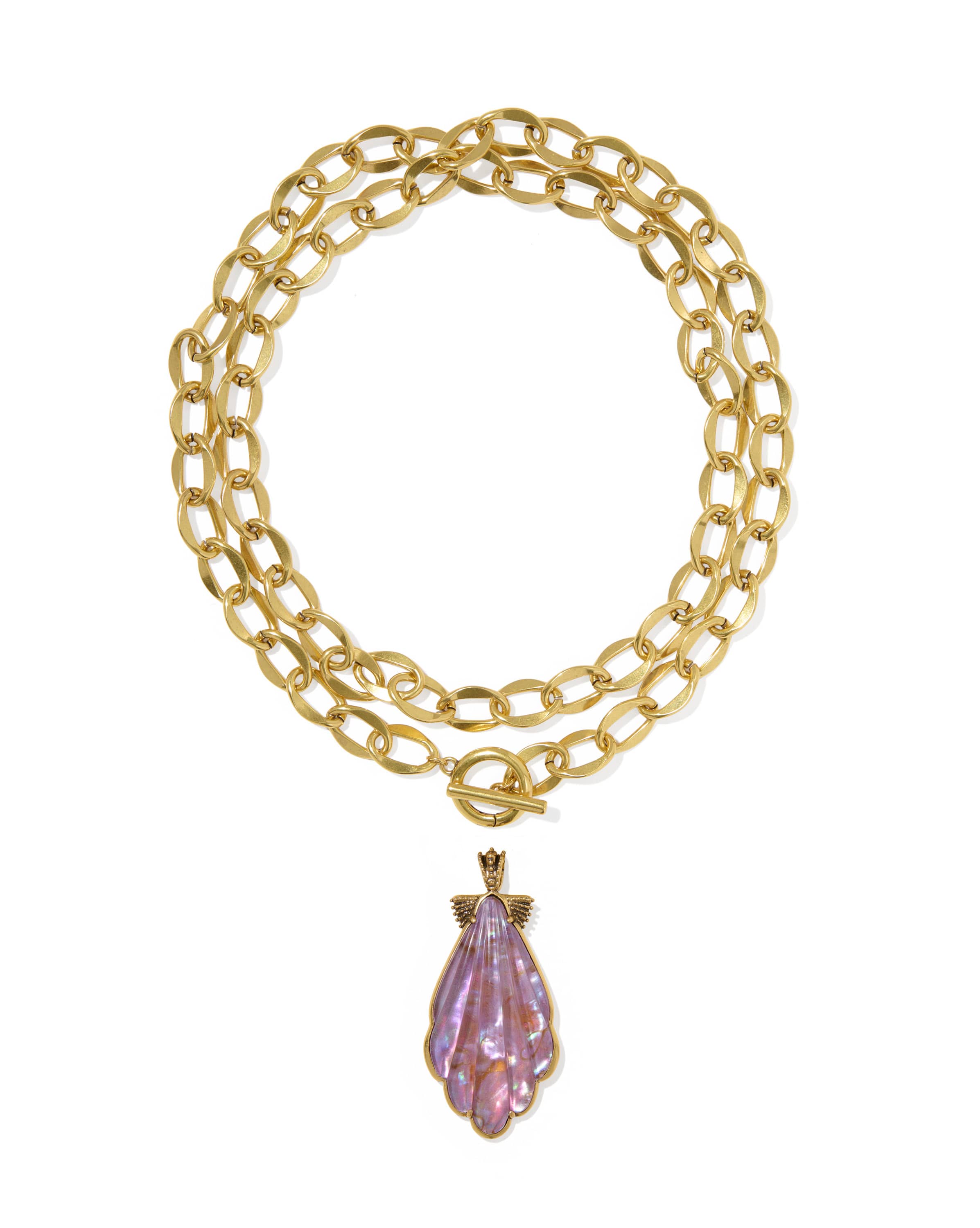 Alexa Vintage Gold Statement Necklace 