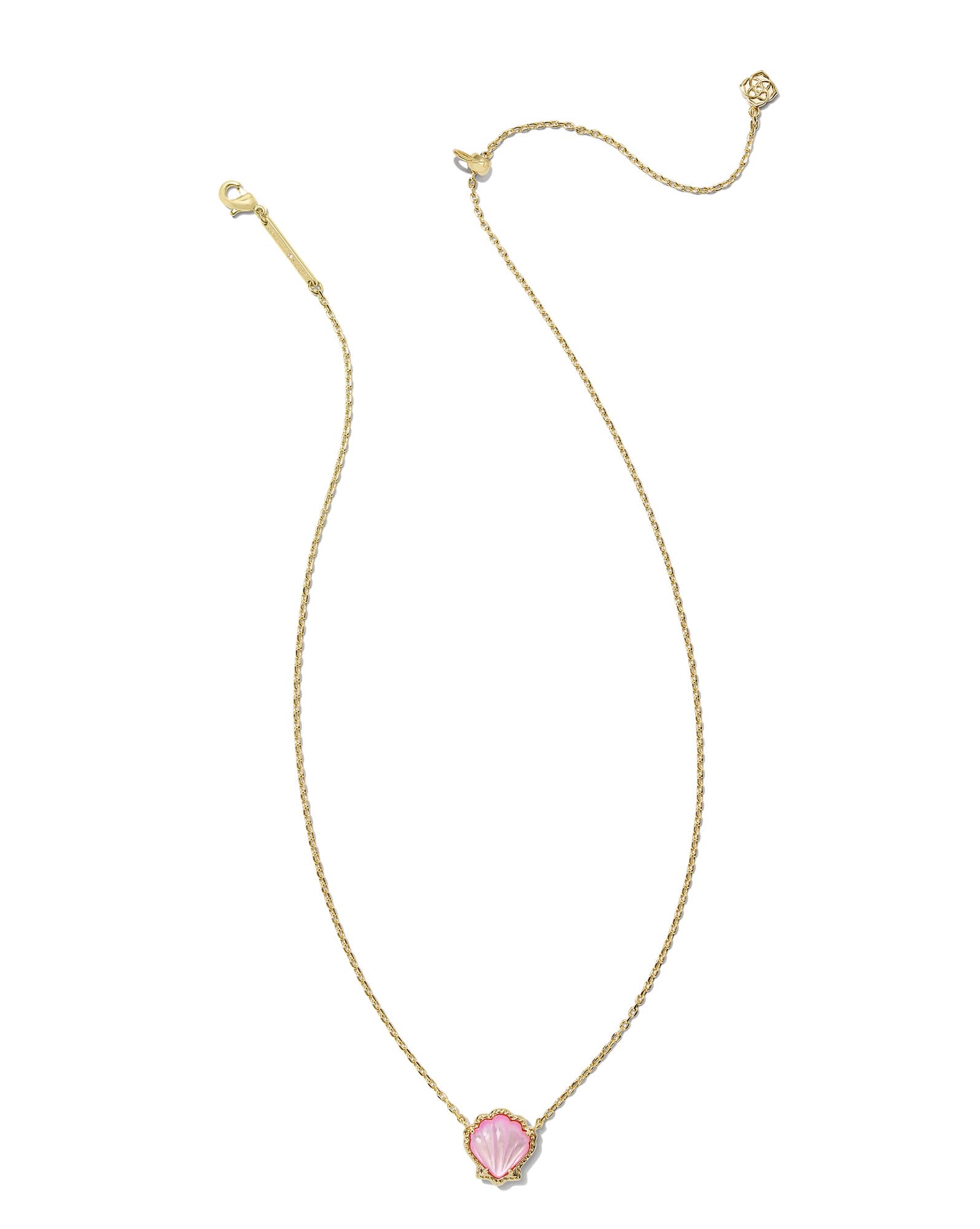 Brynne Shell Gold Short Pendant Necklace