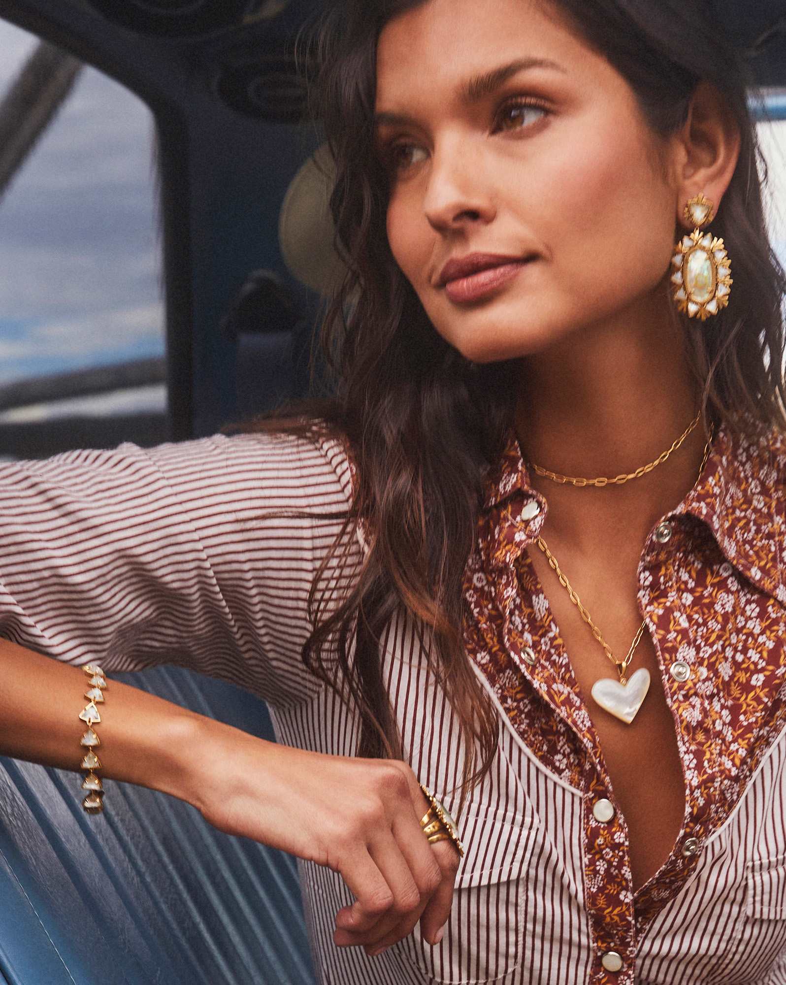 Poppy Small Long Pendant Necklace