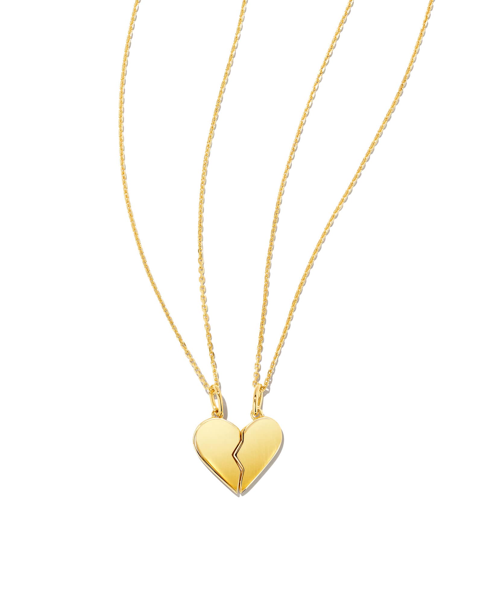 Best Friend Necklaces Set of 2 in 18k Gold Vermeil
