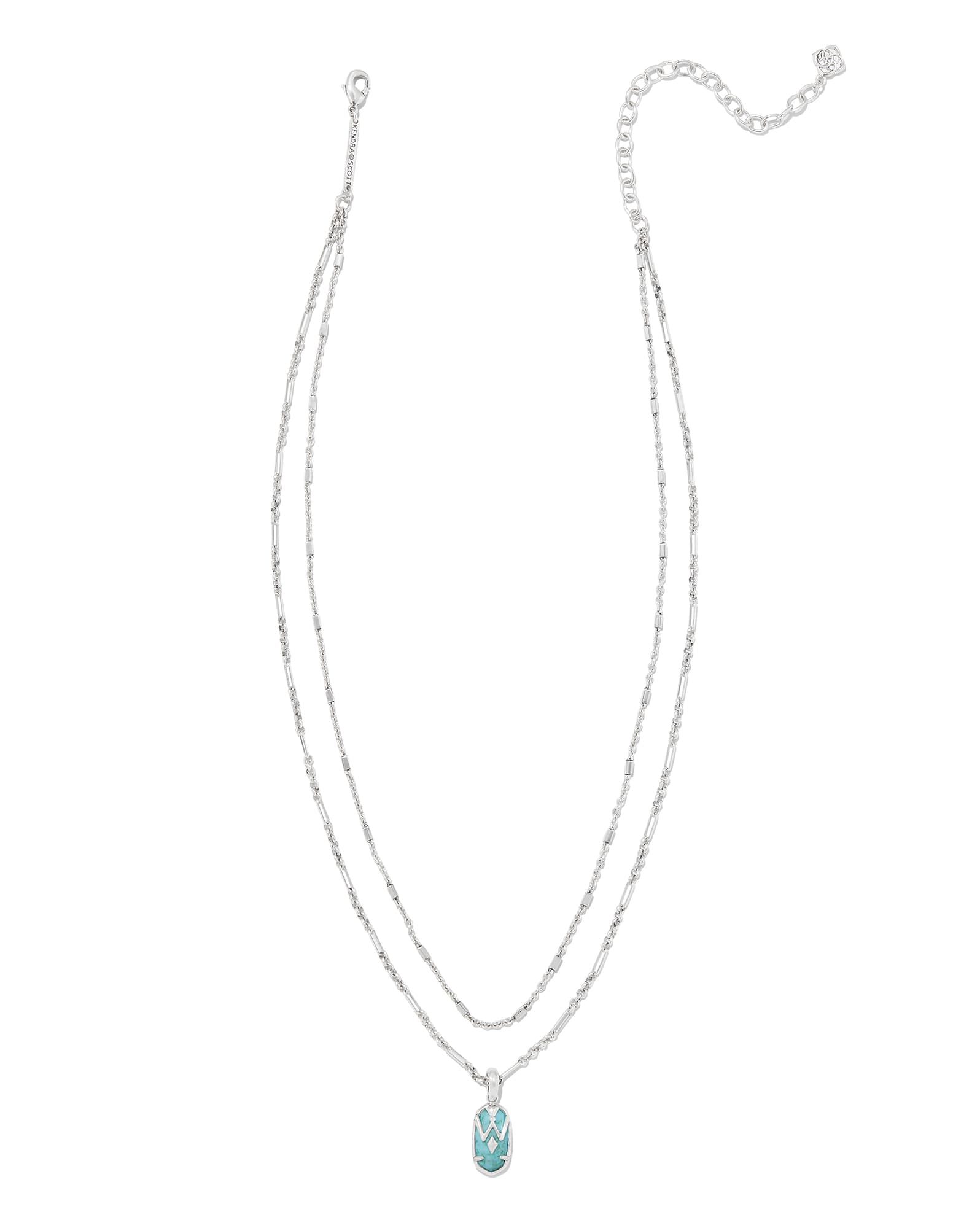 Wrangler® x Yellow Rose by Kendra Scott Elisa Vintage Silver Multi Strand Necklace