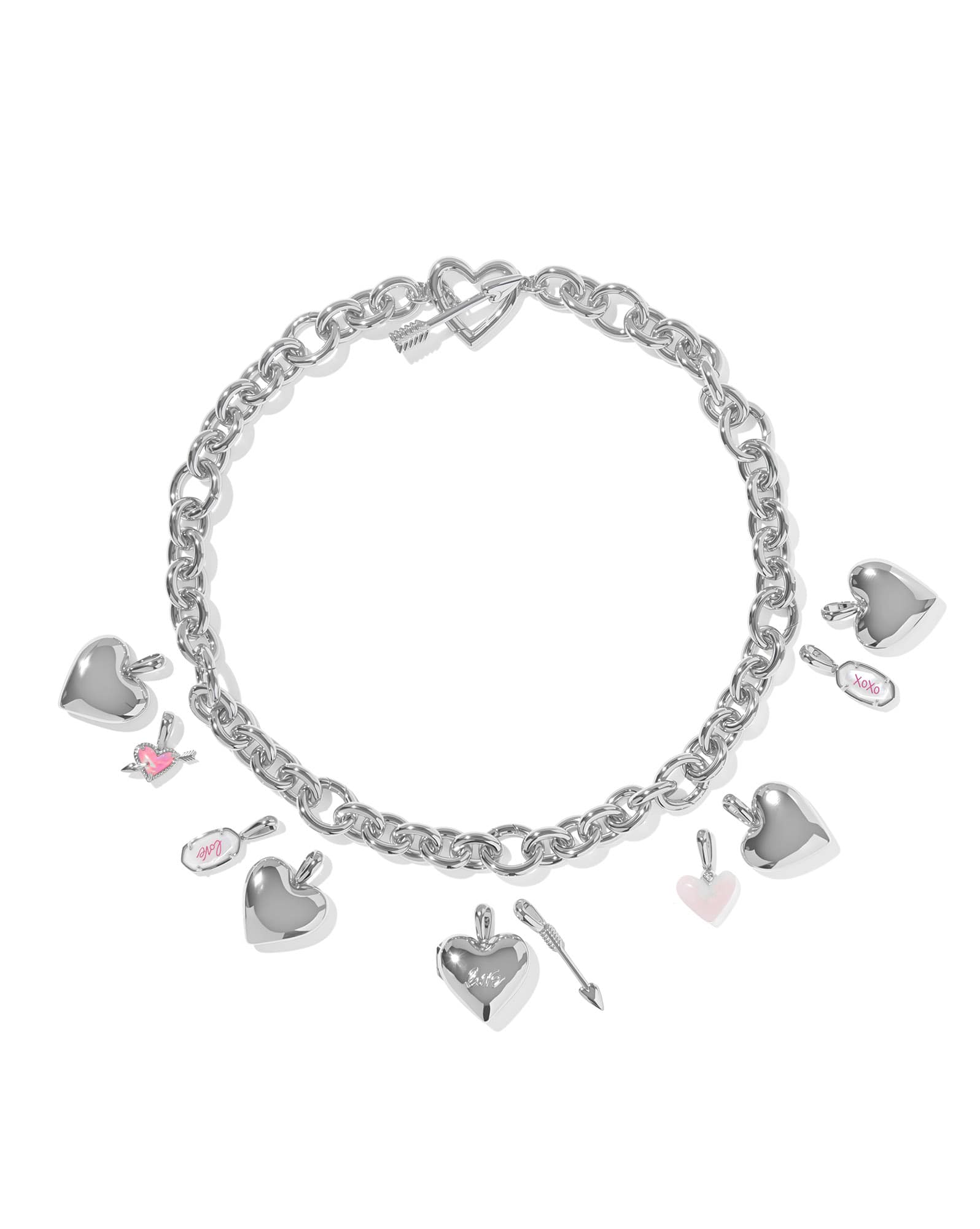 Jayna Silver Statement Necklace 