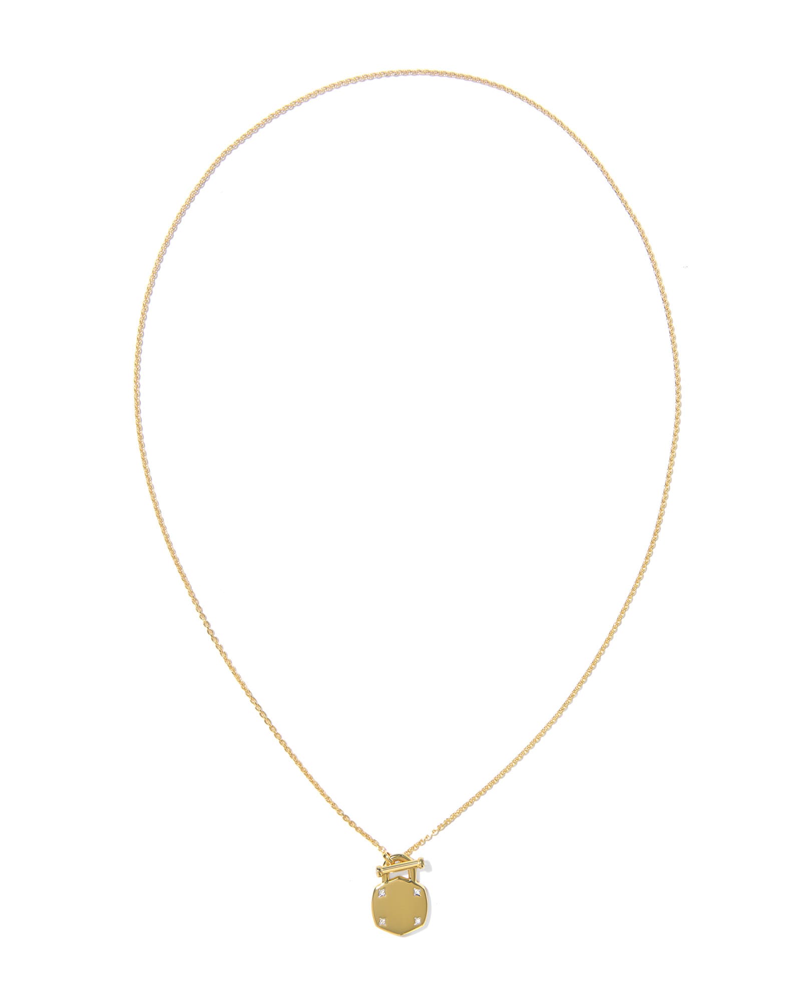 Kennedy 18k Yellow Gold Vermeil Pendant Necklace 