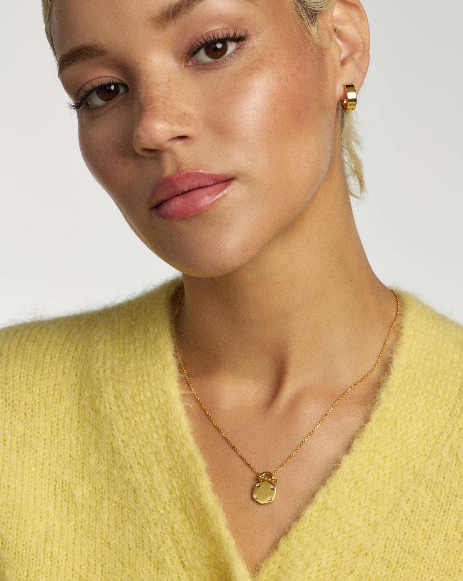 Kennedy 18k Yellow Gold Vermeil Pendant Necklace 