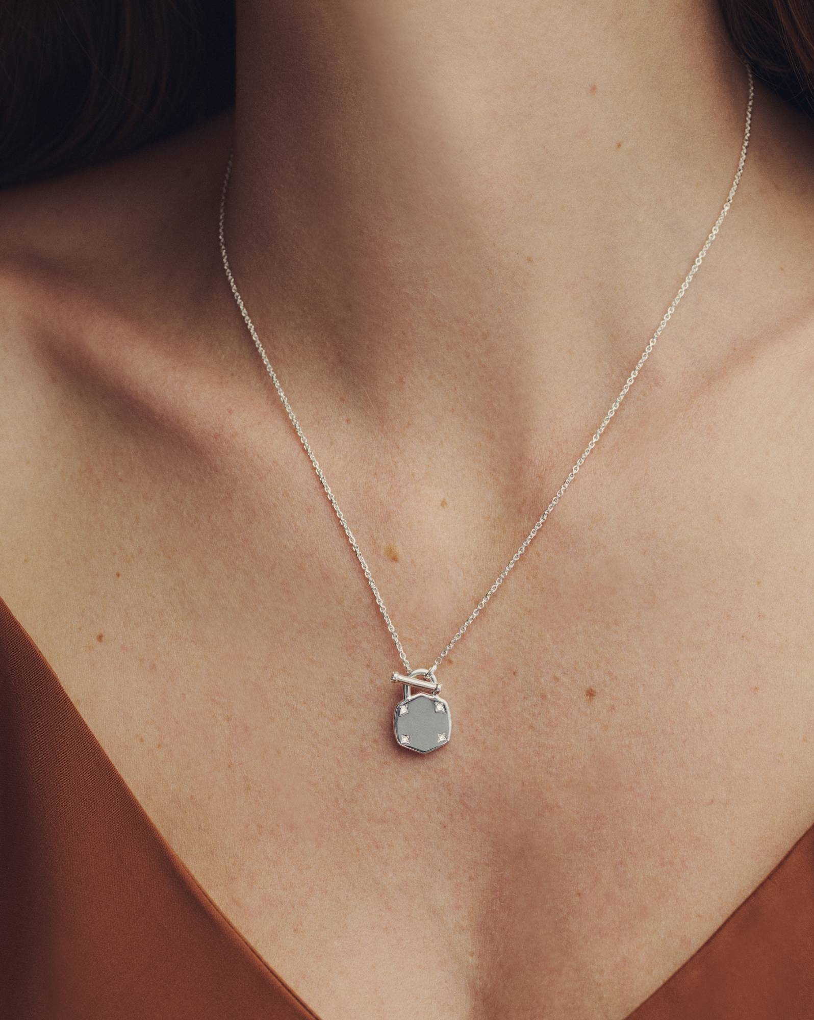 Kennedy Sterling Silver Pendant Necklace 