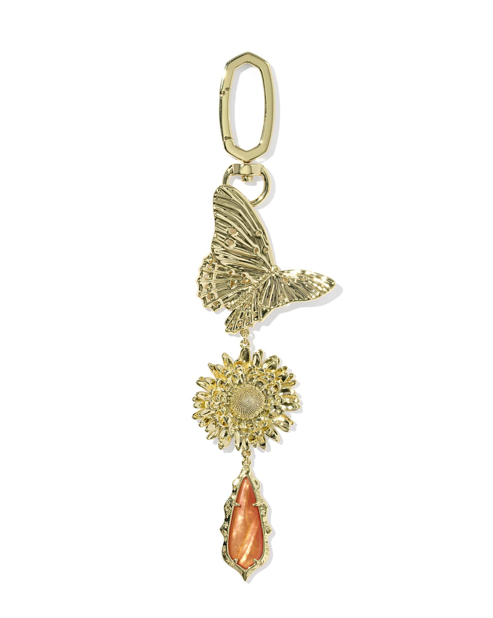 Butterfly Gold Bag Charm