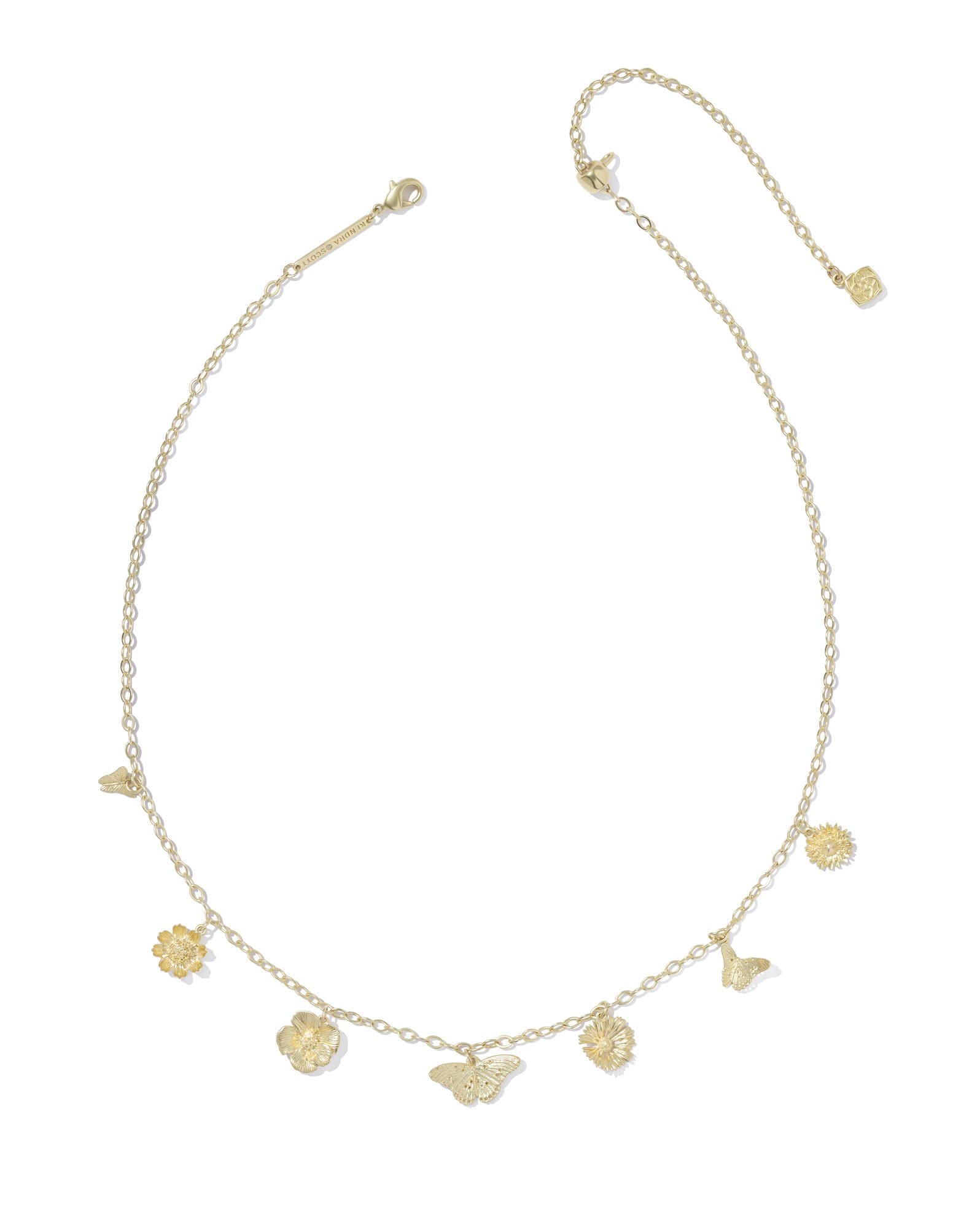 Cailey Gold Charm Necklace