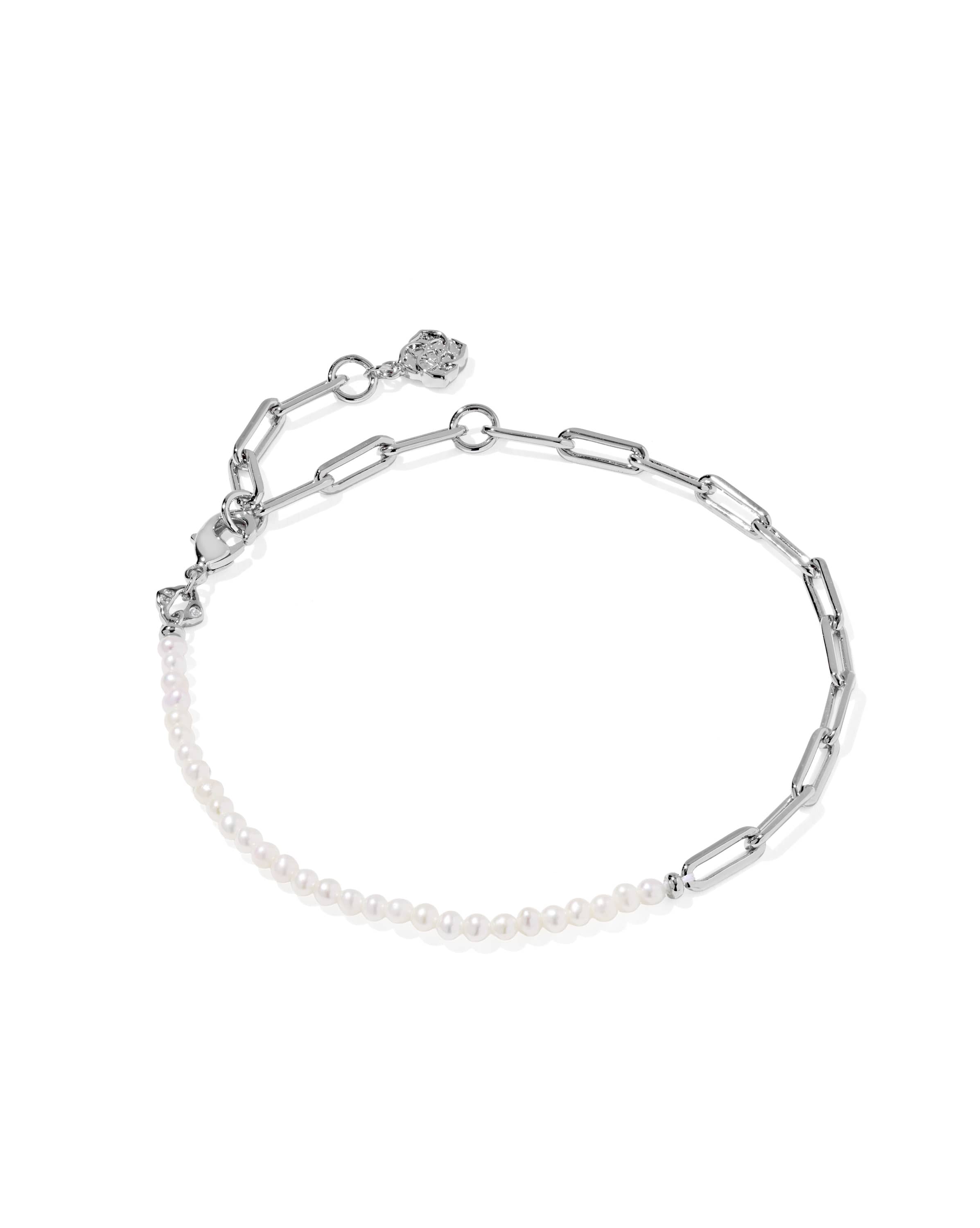 Markie Silver Half Chain Bracelet 