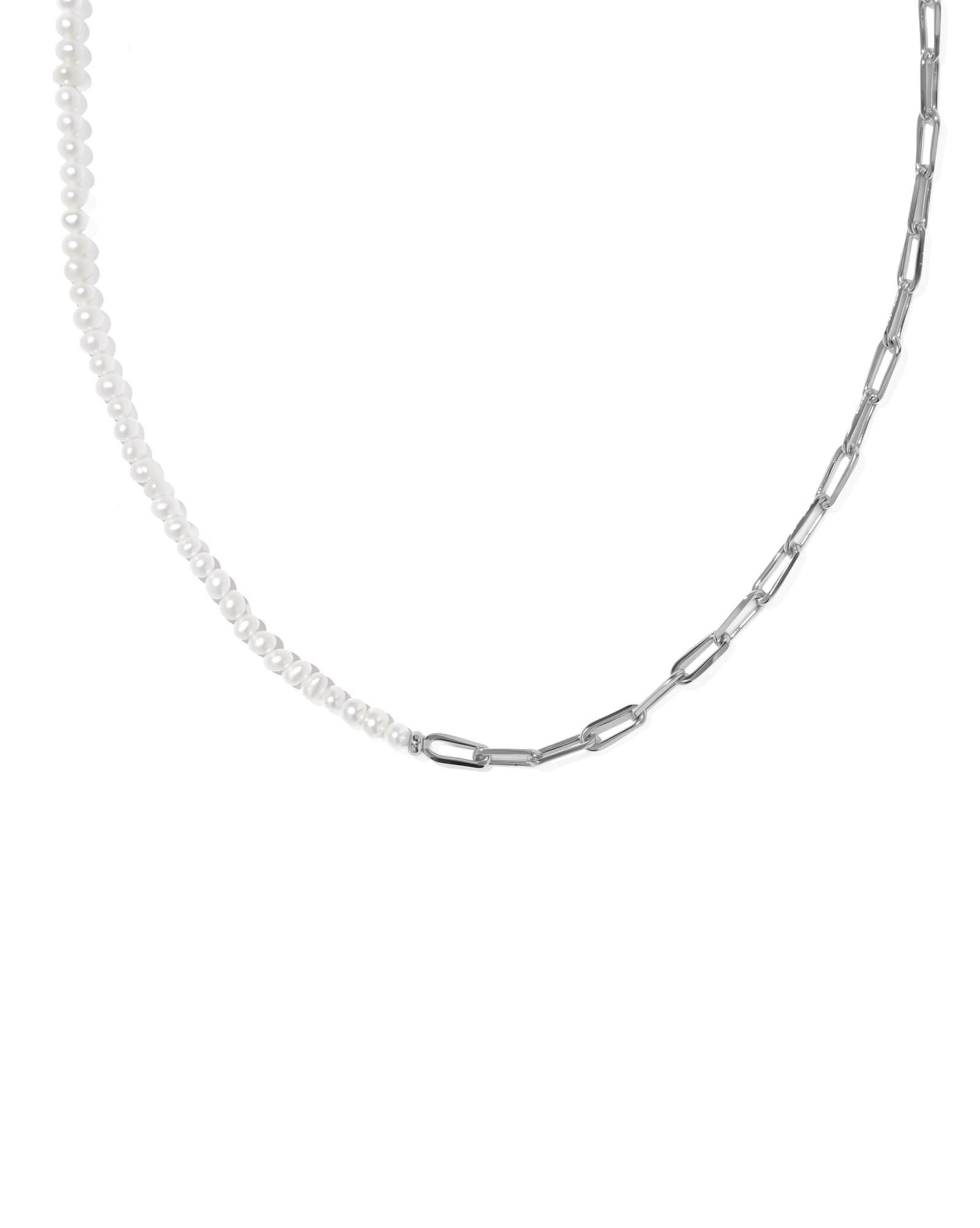 Markie Silver Half Chain Necklace 